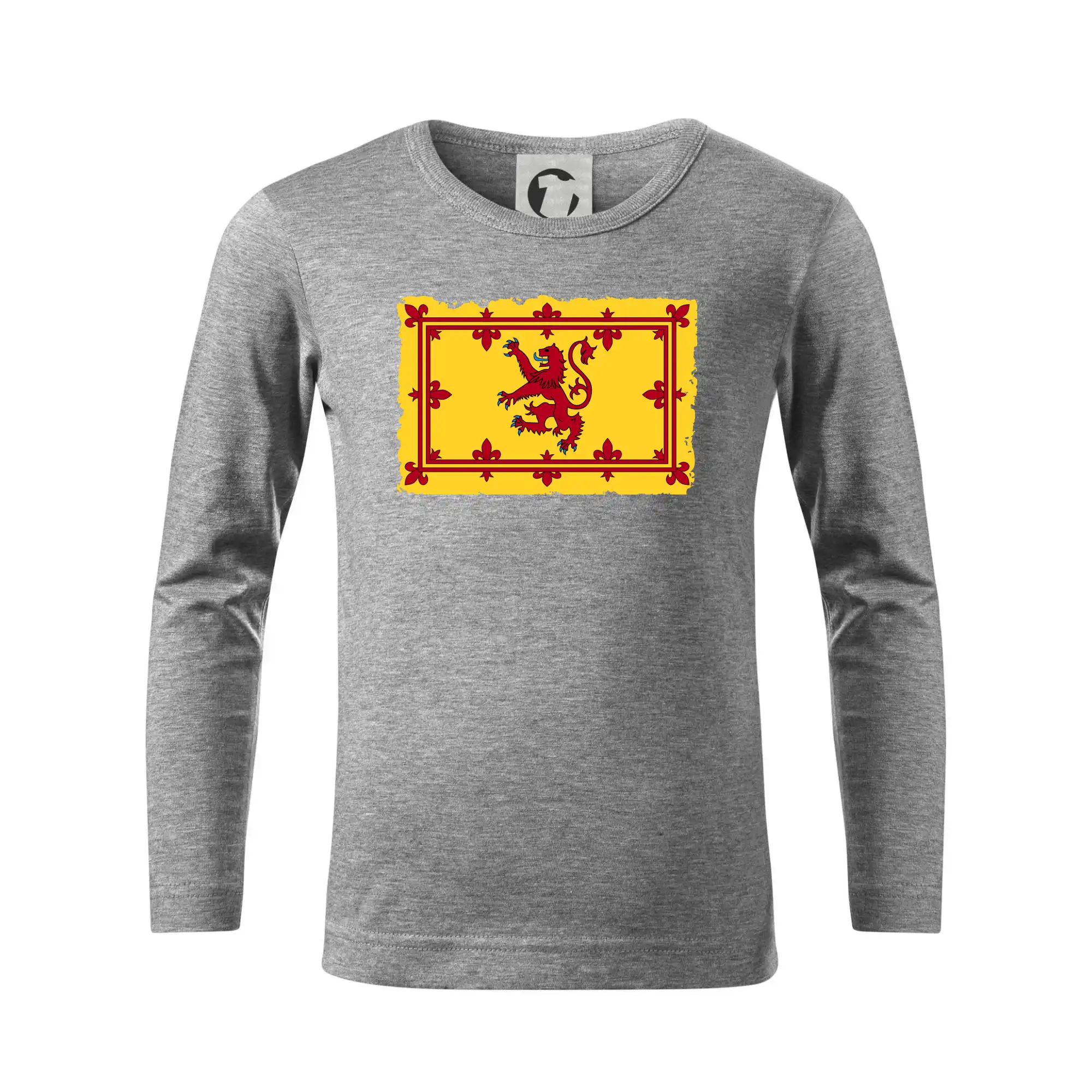 Motívy štátnych vlajok - Kráľovský prápor Škótska - Tričko detské Long Sleeve