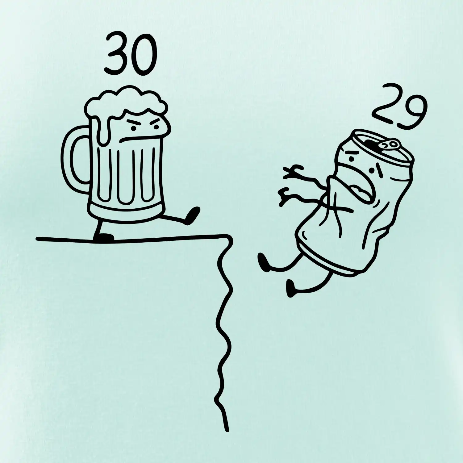 Pivo narozeniny - útes 30 let