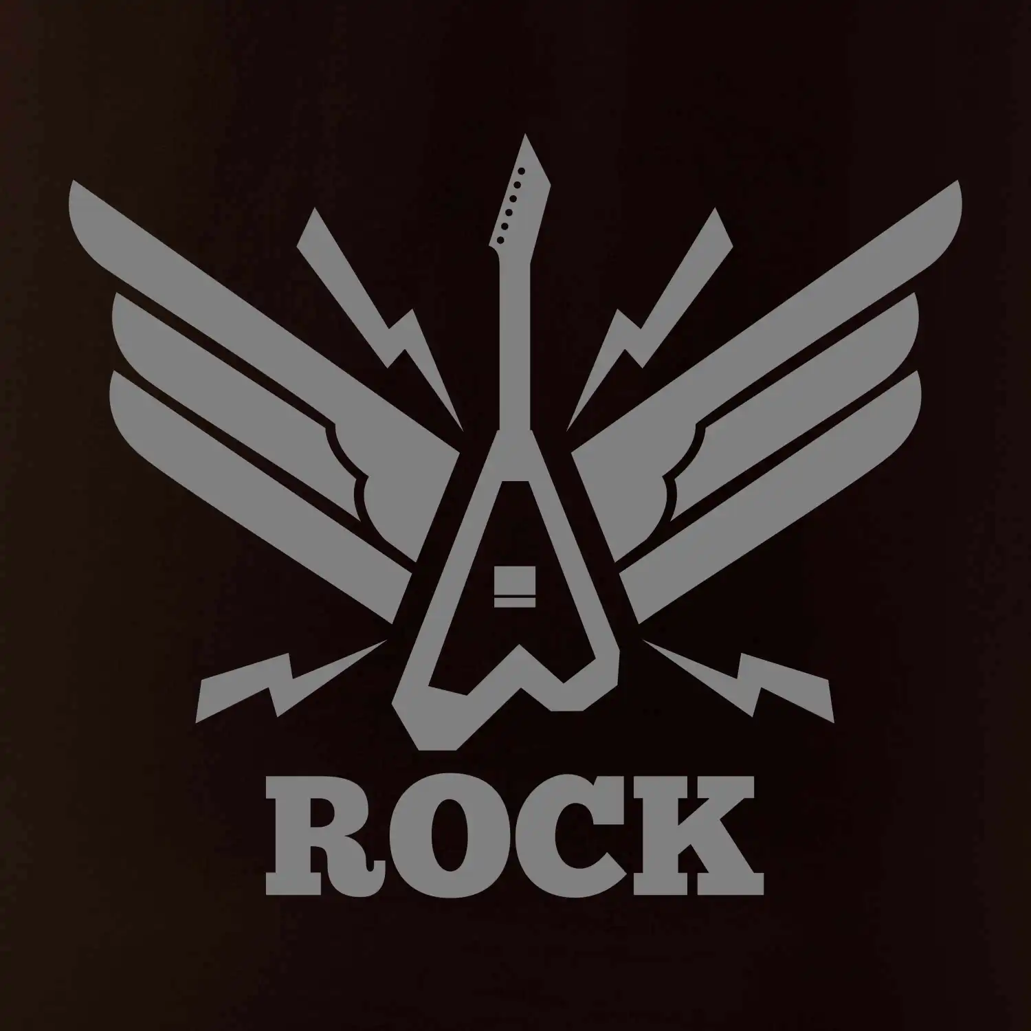 Rocková kytara křídla