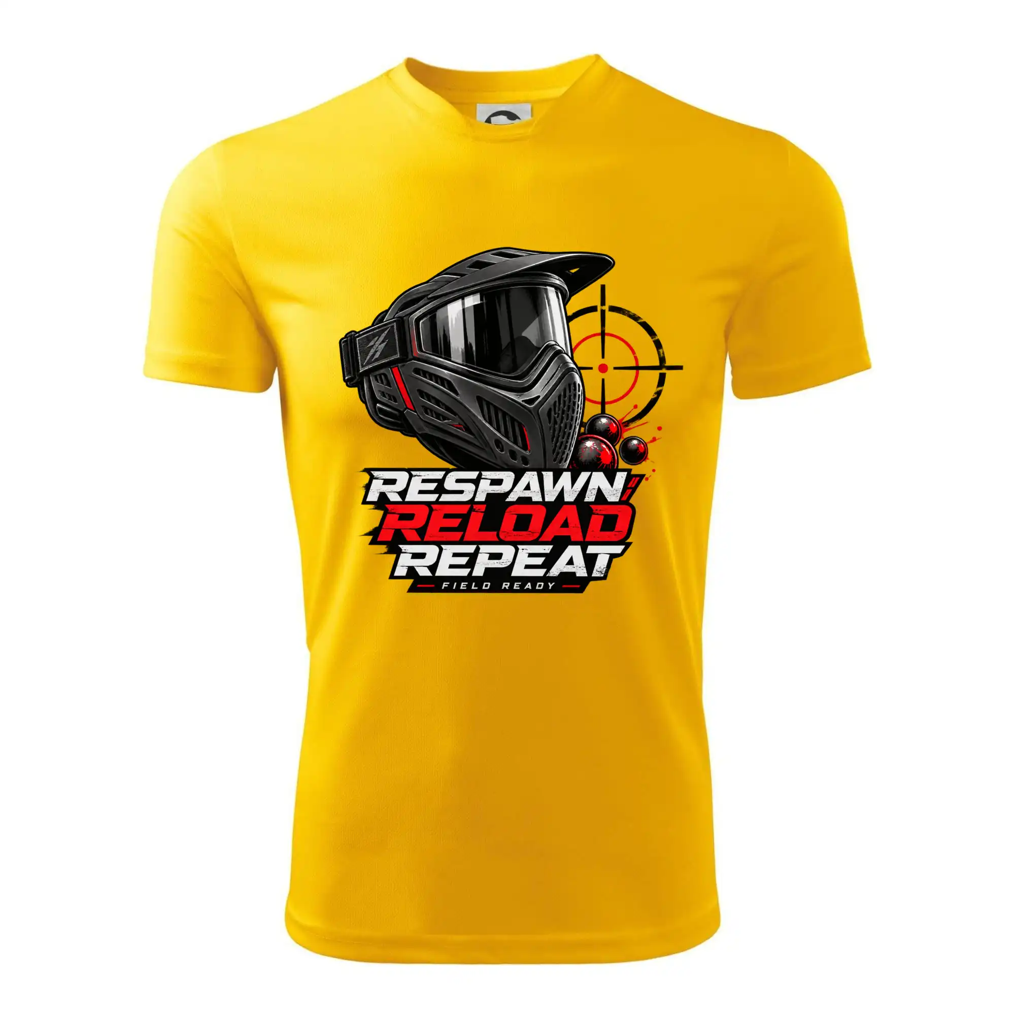 Paintballová maska respawn reload repeat