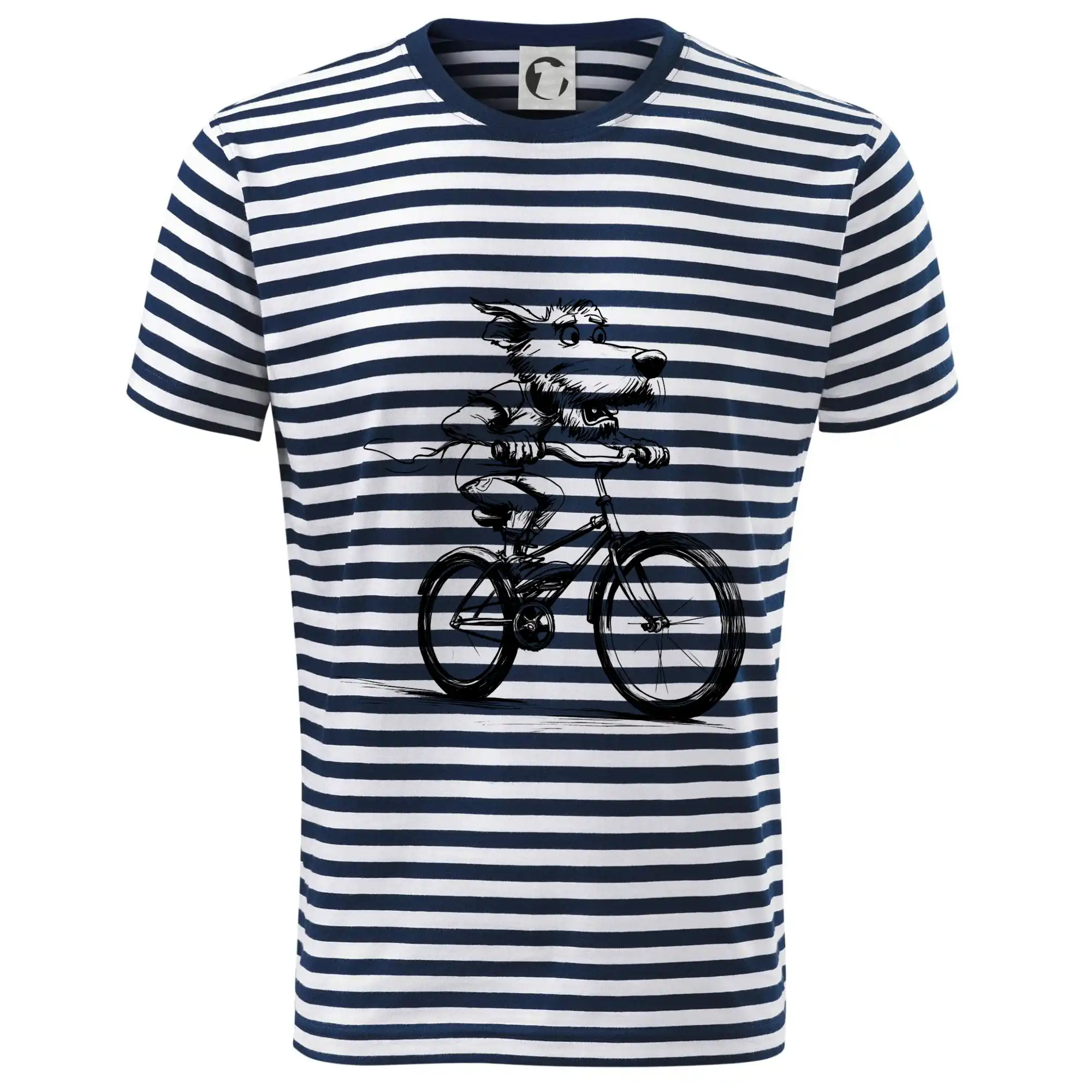 Tričko ako darček pre cyklistu - Pes na bicykli - Dětské triko na vodu