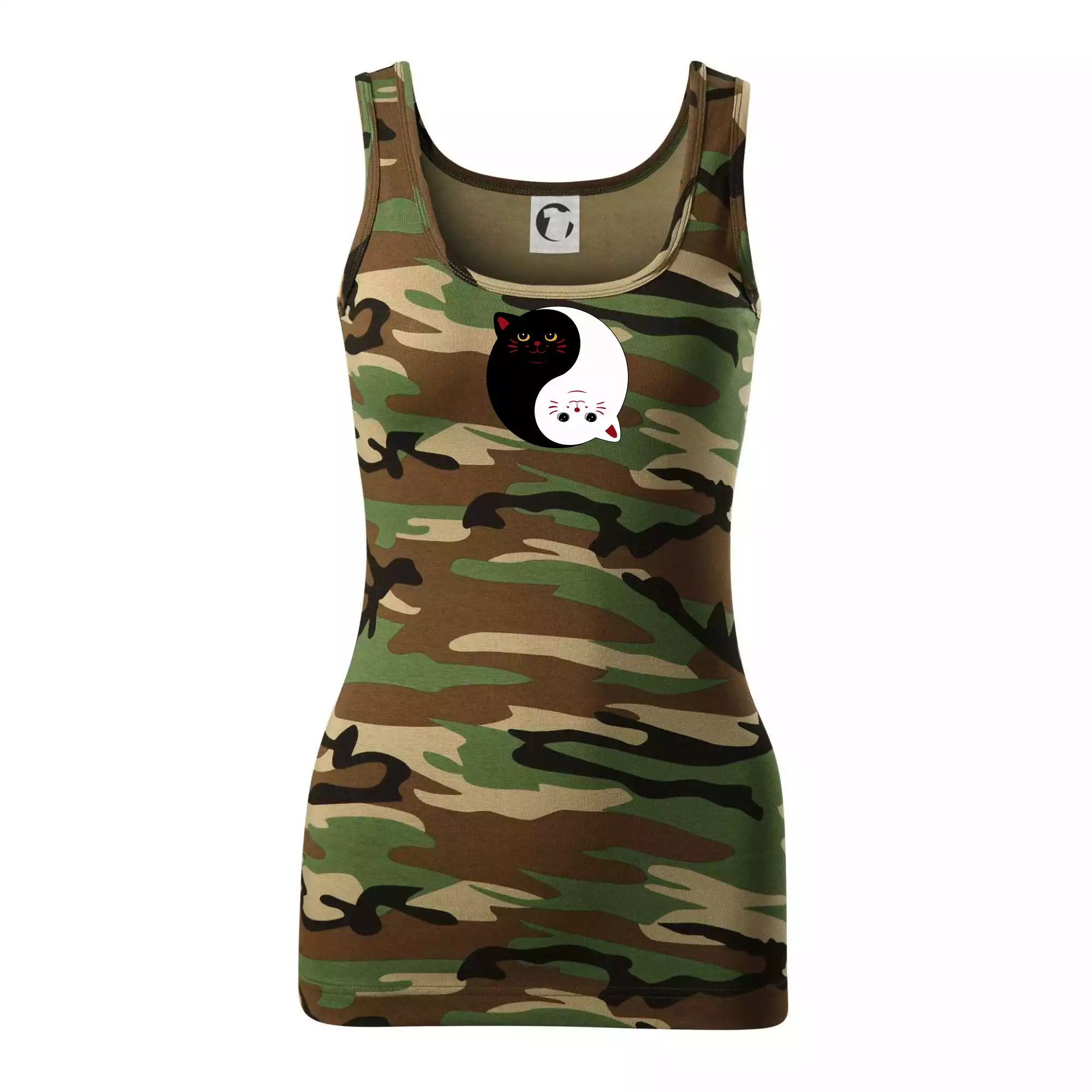 Kočky jin jang barevné