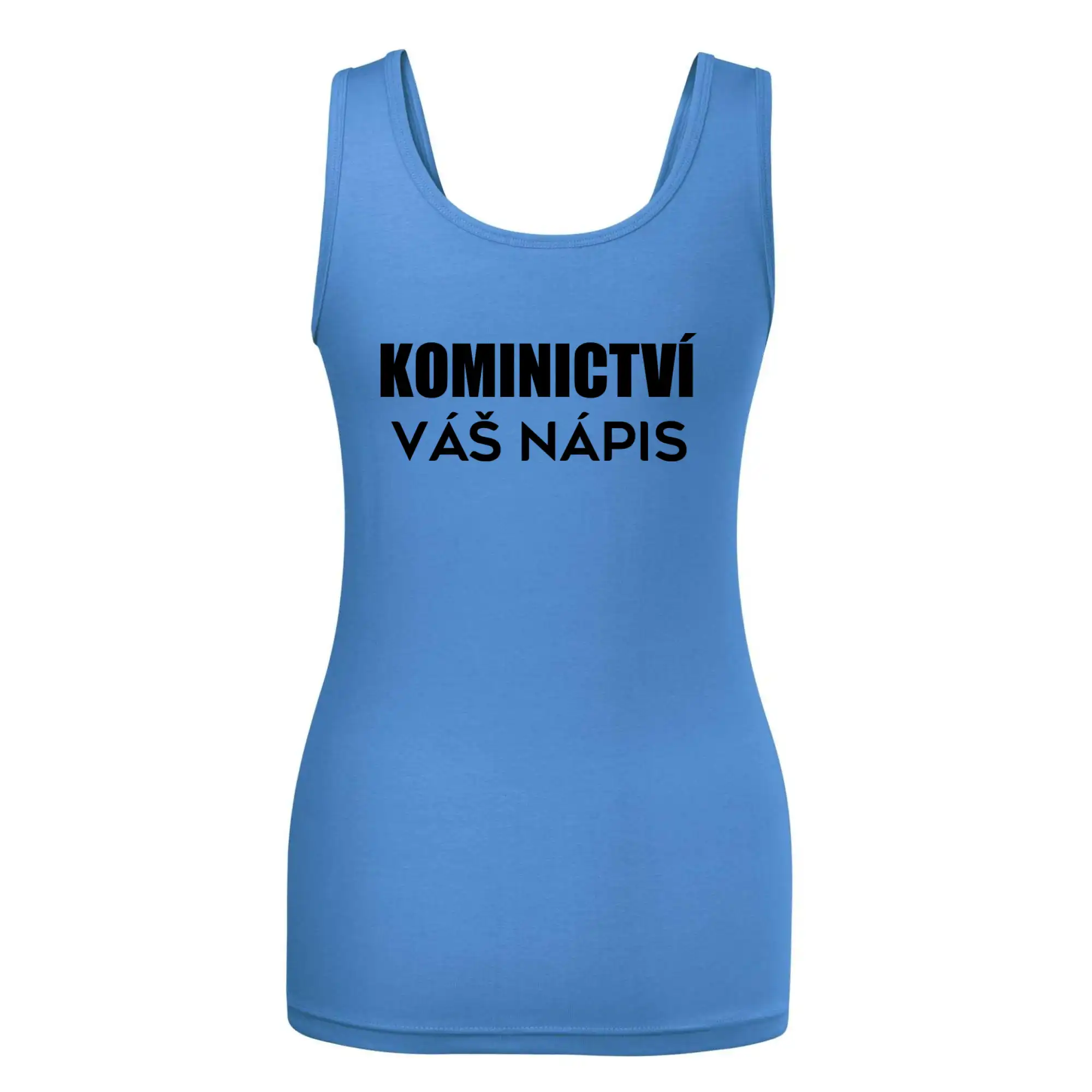 Kominík logo + nápis na zádech