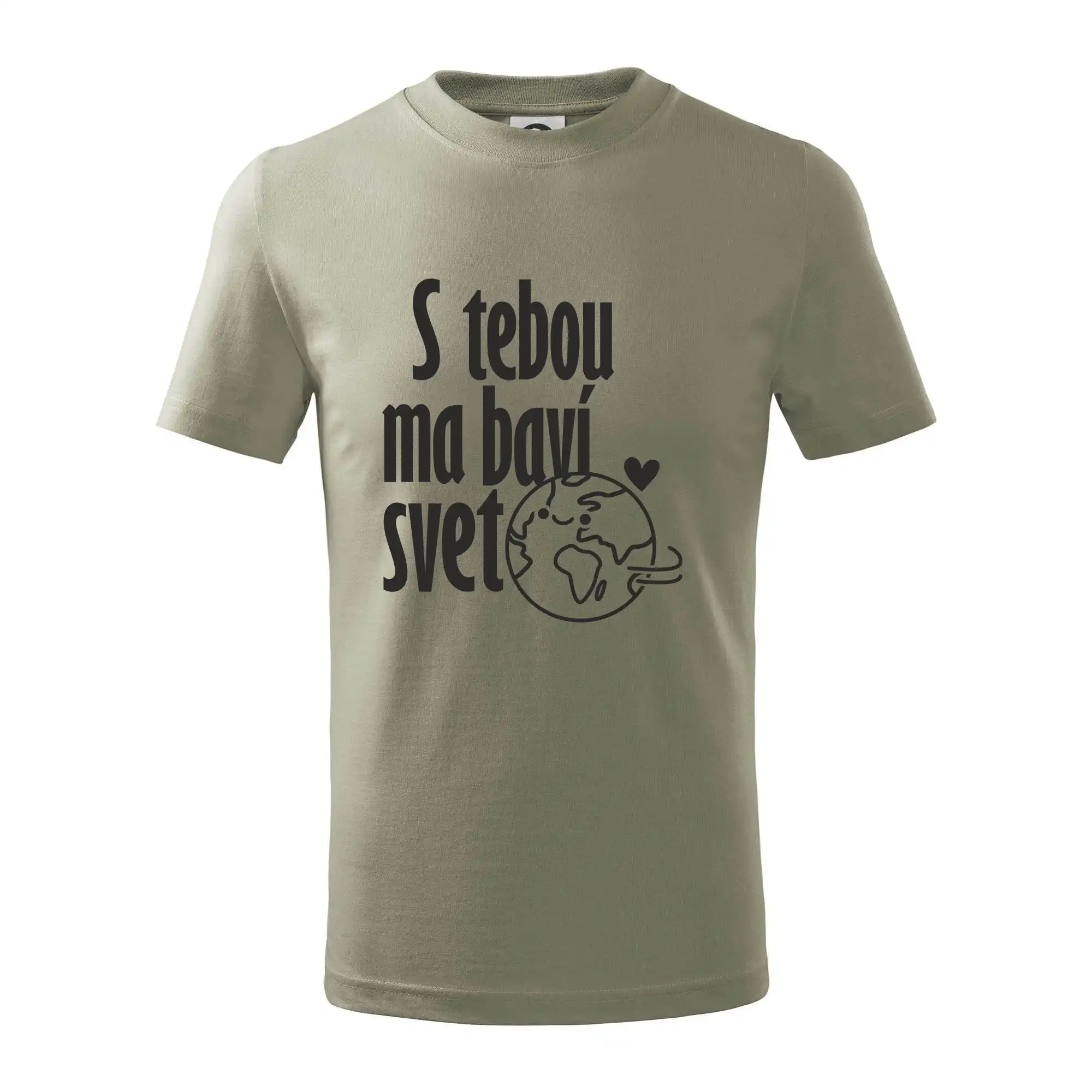 S tebou ma bavi svet SK - Tričko detské bavlnené