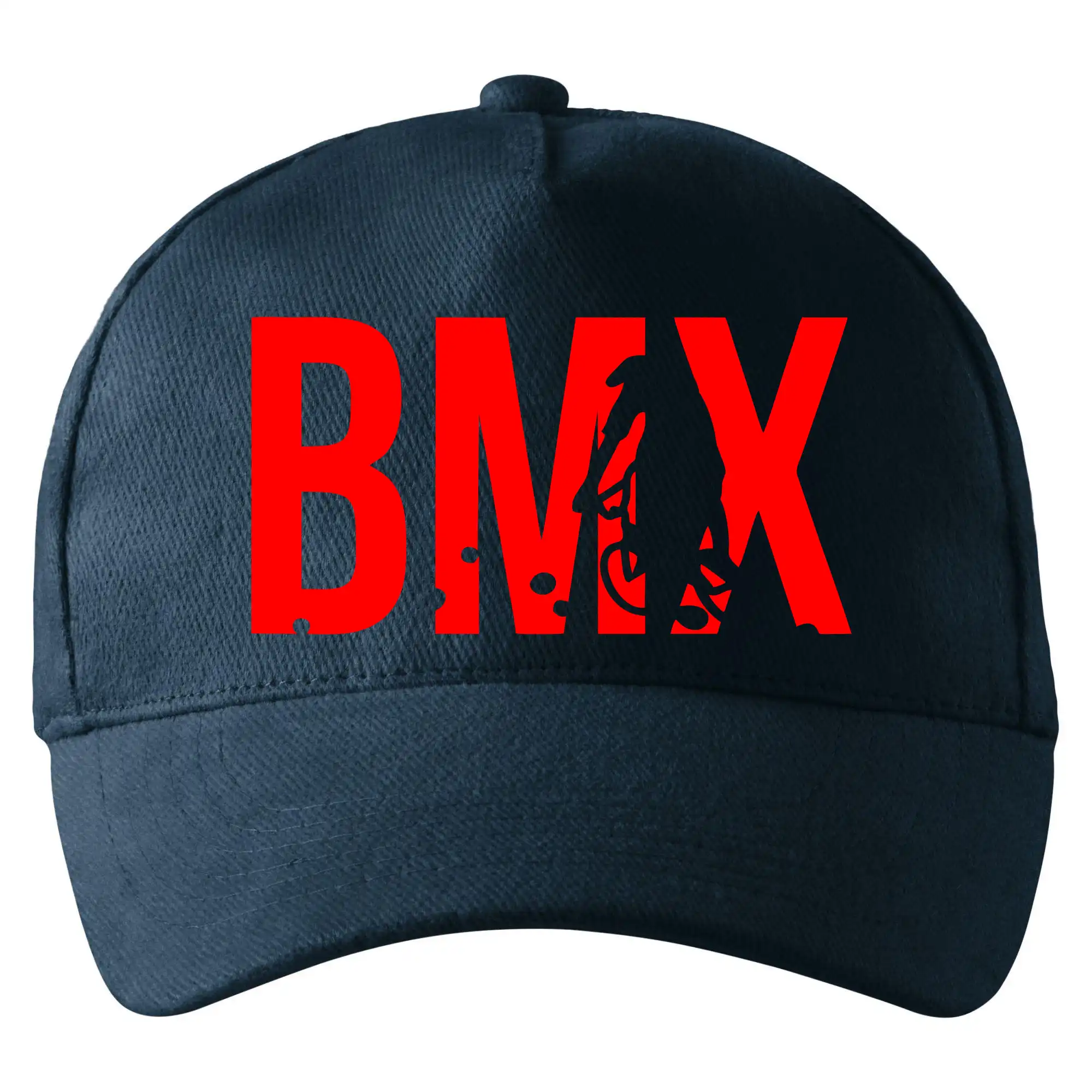 Tričko ako darček pre cyklistu - BMX - Šiltovka so zahnutým šiltom a mosaznou sponou