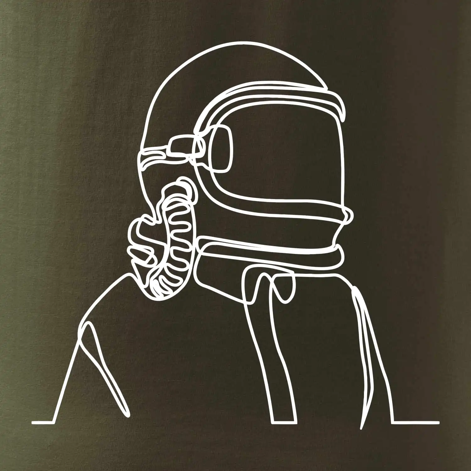 Astronaut jedním tahem