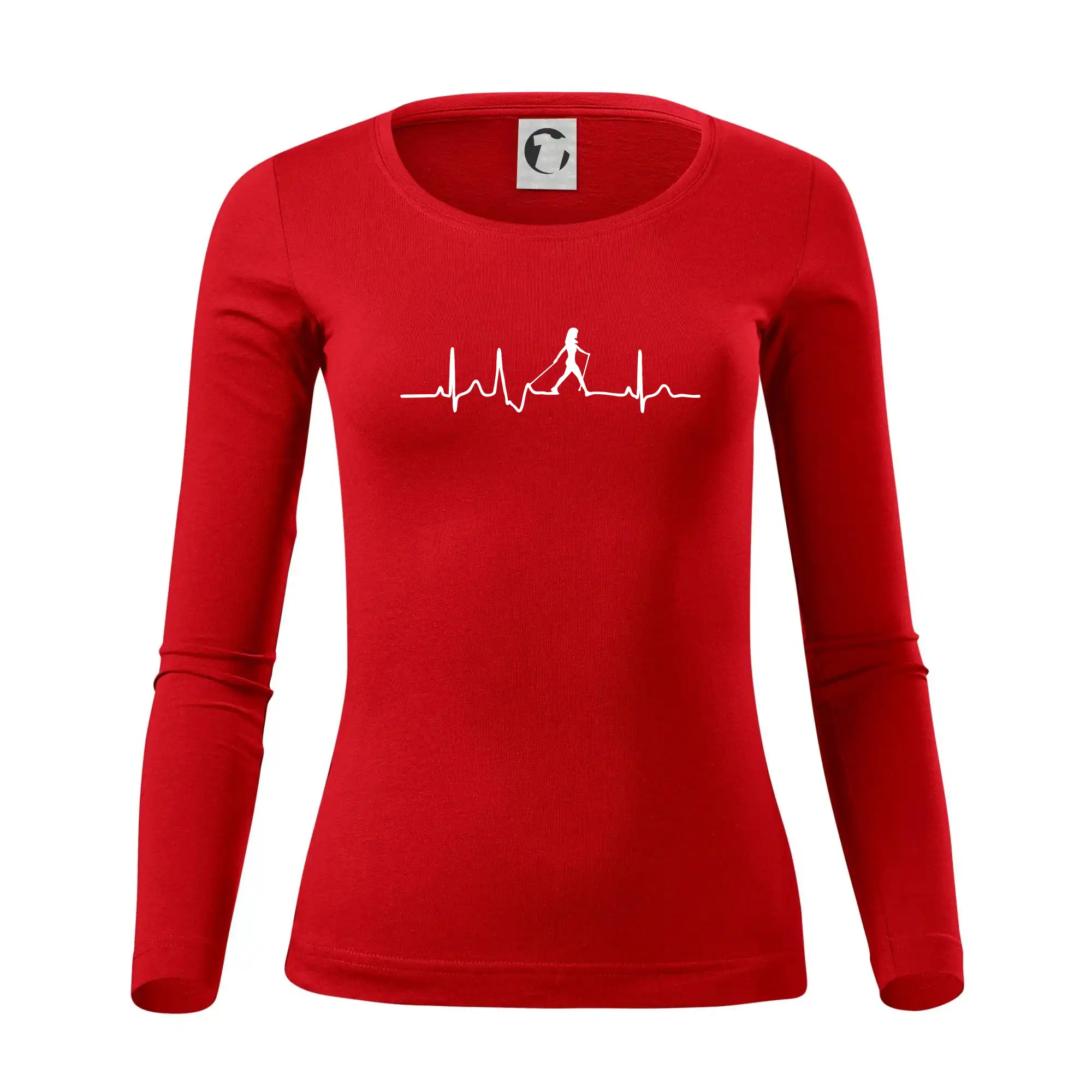 Nordic walking ekg - žena