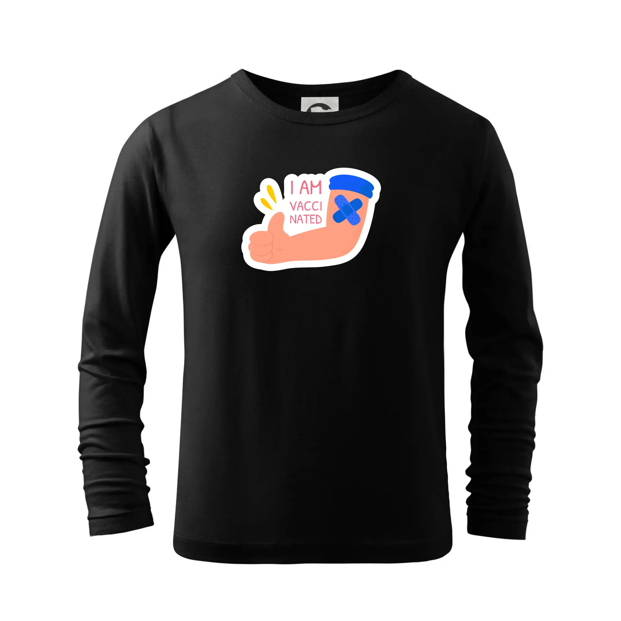 I am vaccinated - Tričko detské Long Sleeve