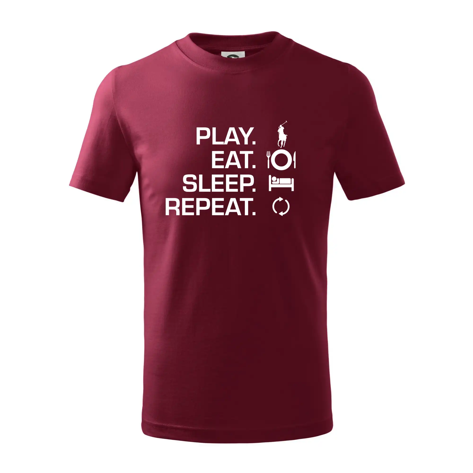 Tričká na polo - Play Eat Sleep Repeat polo - Tričko detské bavlnené