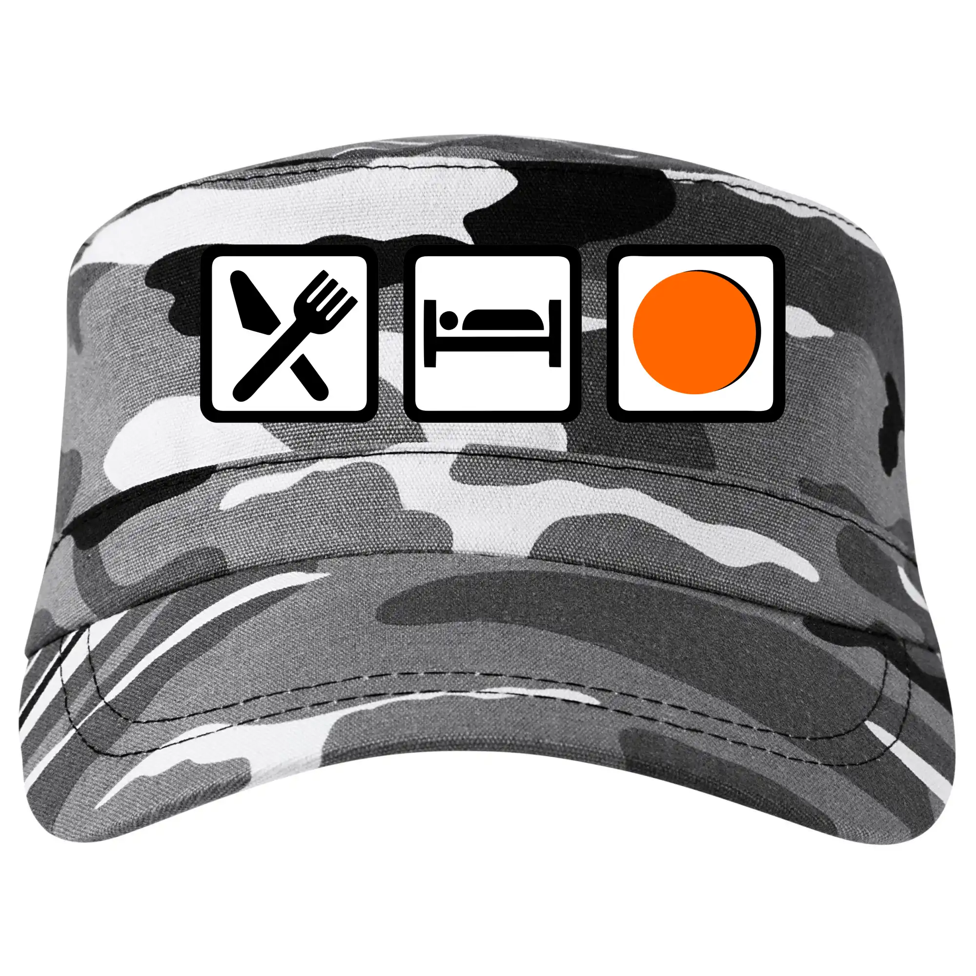 Ostatné športy - Eat sleep repat  hokejbal v řadě - Šiltovka CAMO