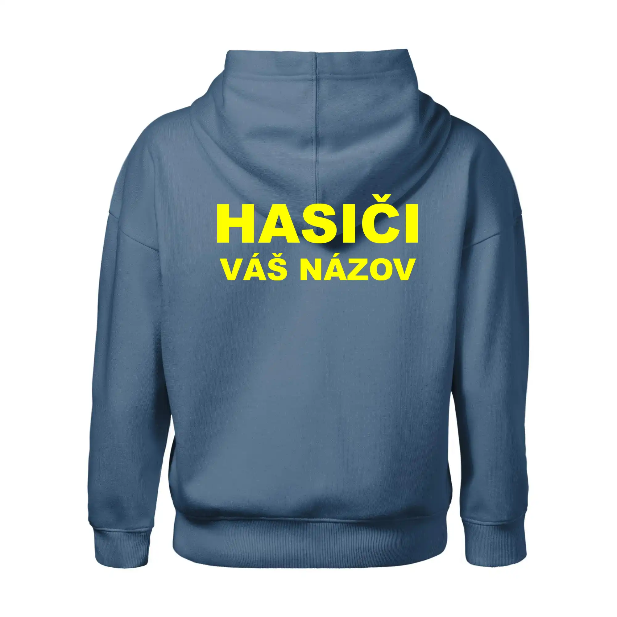 Hasiči - žltý nápis - váš názov zboru