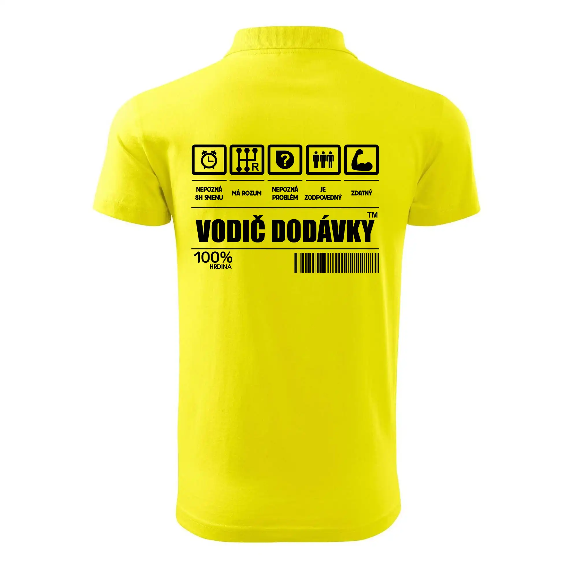 Čiarový kód - Vodič dodávky