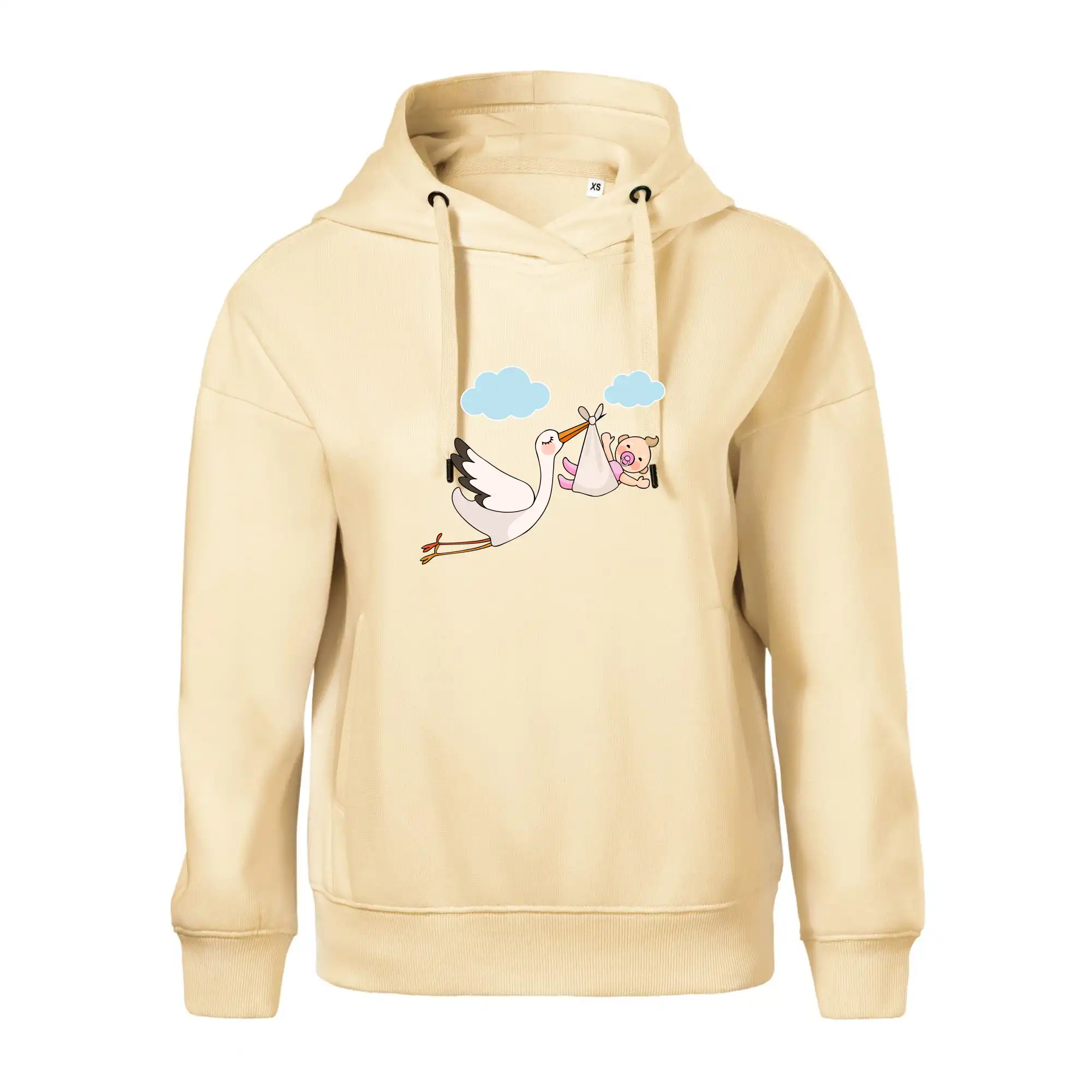 Čáp čekáme miminko - holka