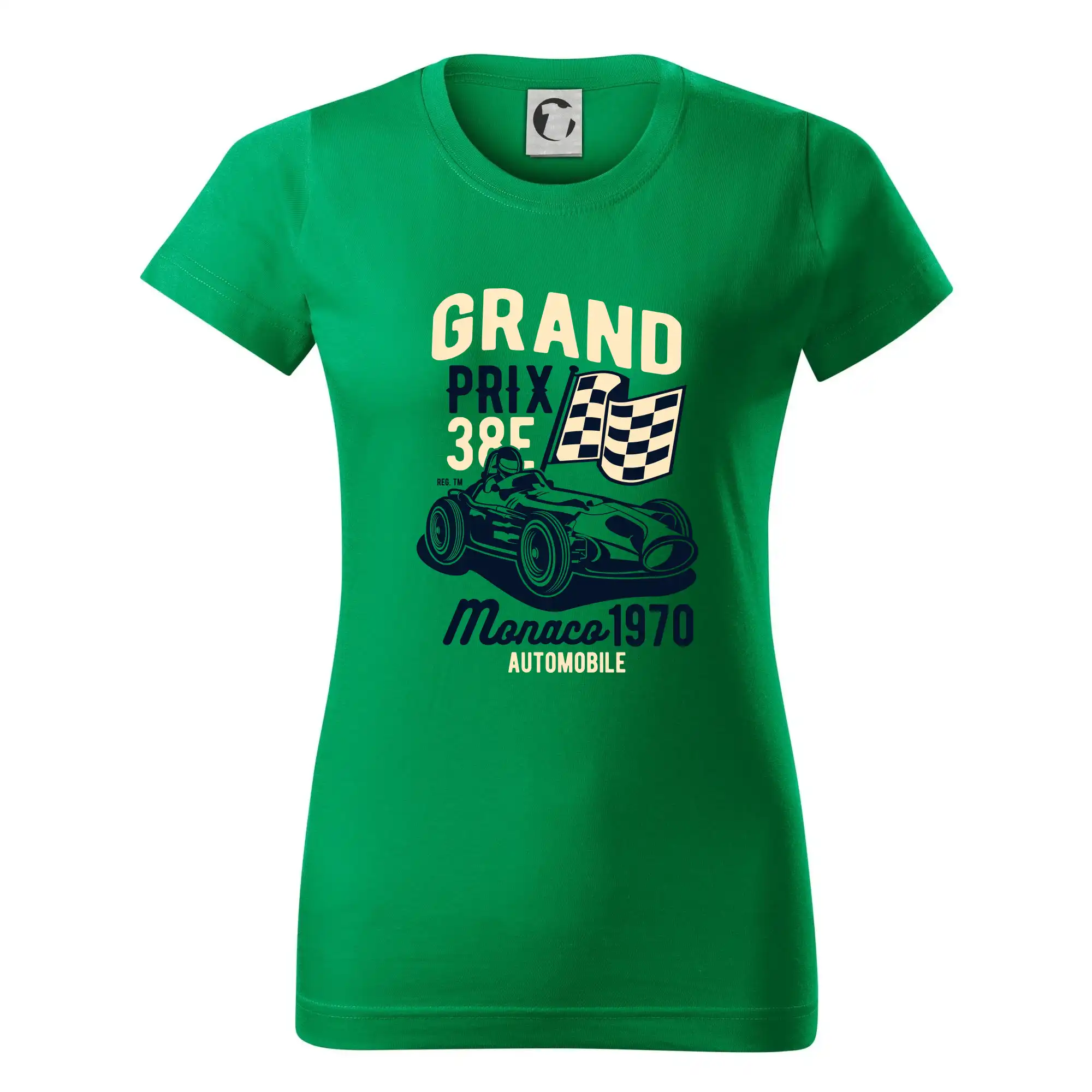 Auto tričká - Grand Prix - Dámske tričko basic - ľahko voľnejšie a dlhšie