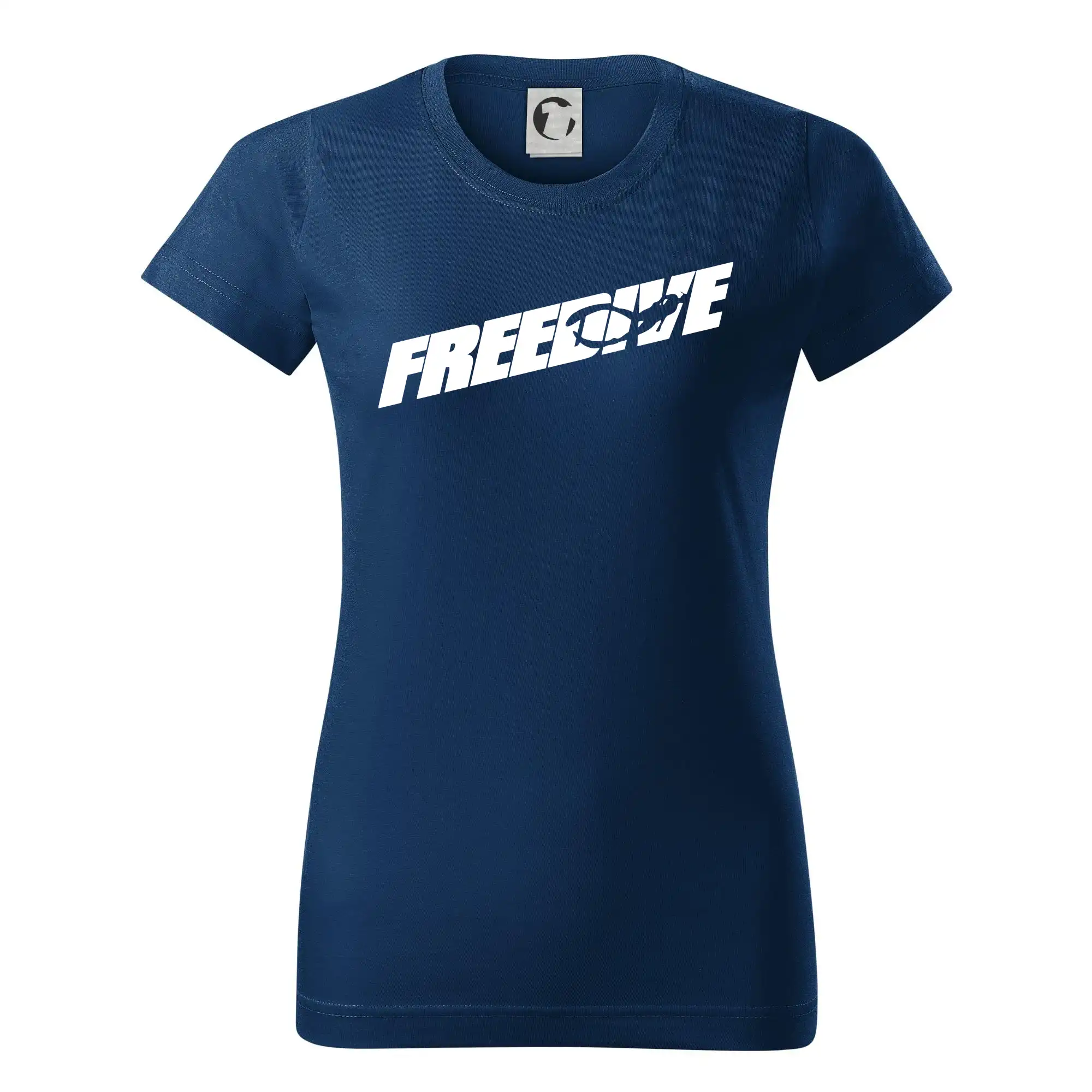 Freedive - nápis s potápěčem