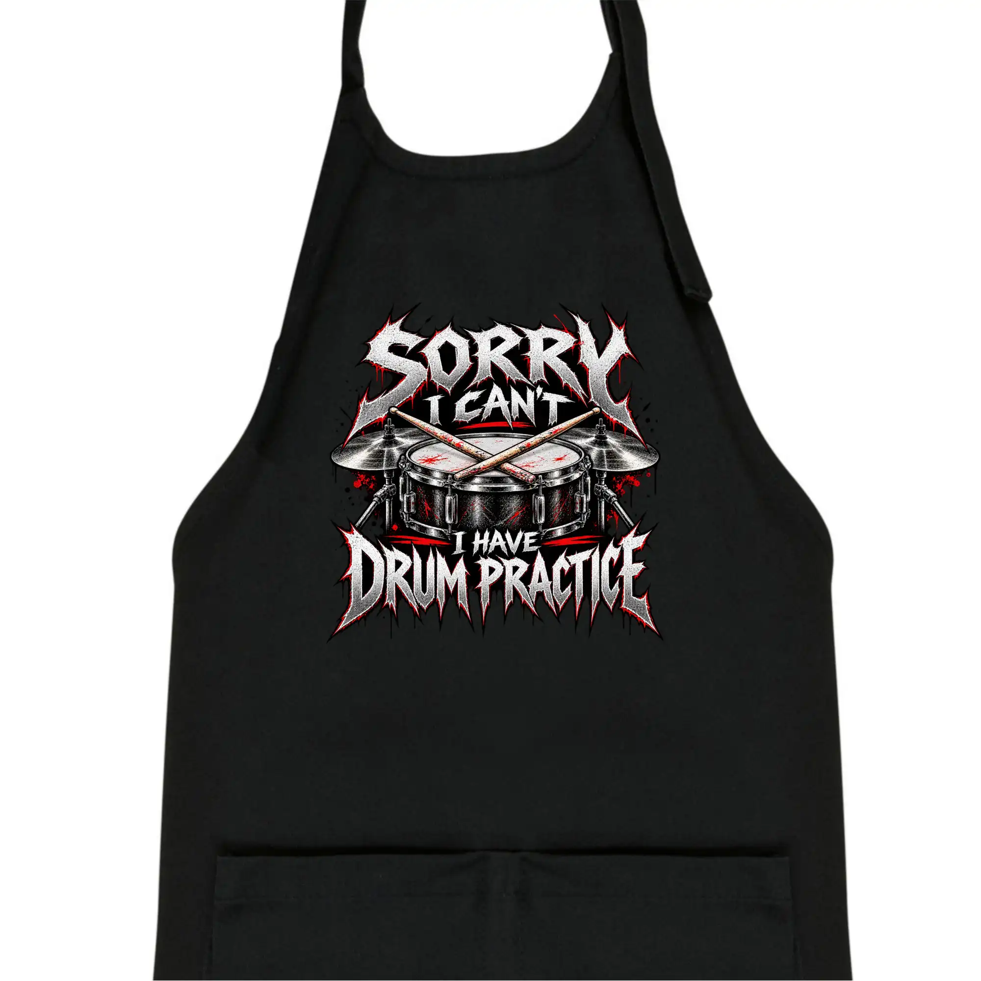 Sorry I cant I have drum practice metalový potisk