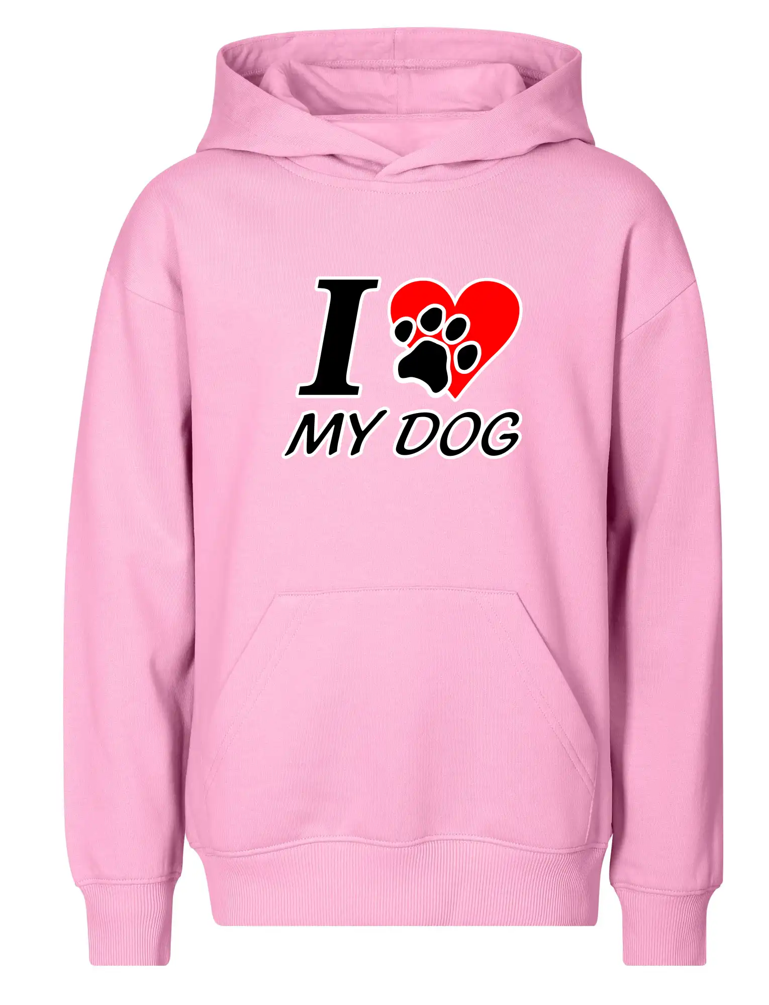 I love my dog - nápis