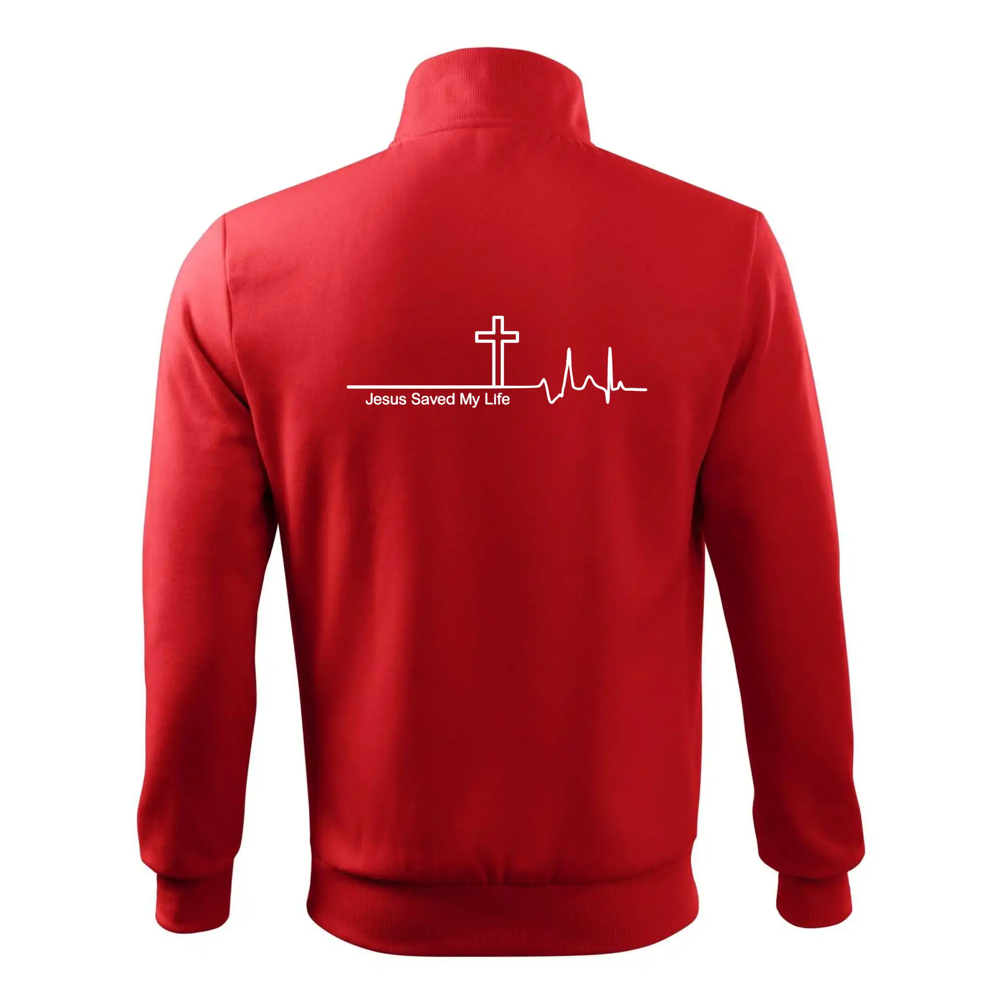 Jesus Saved My Life kříž ekg