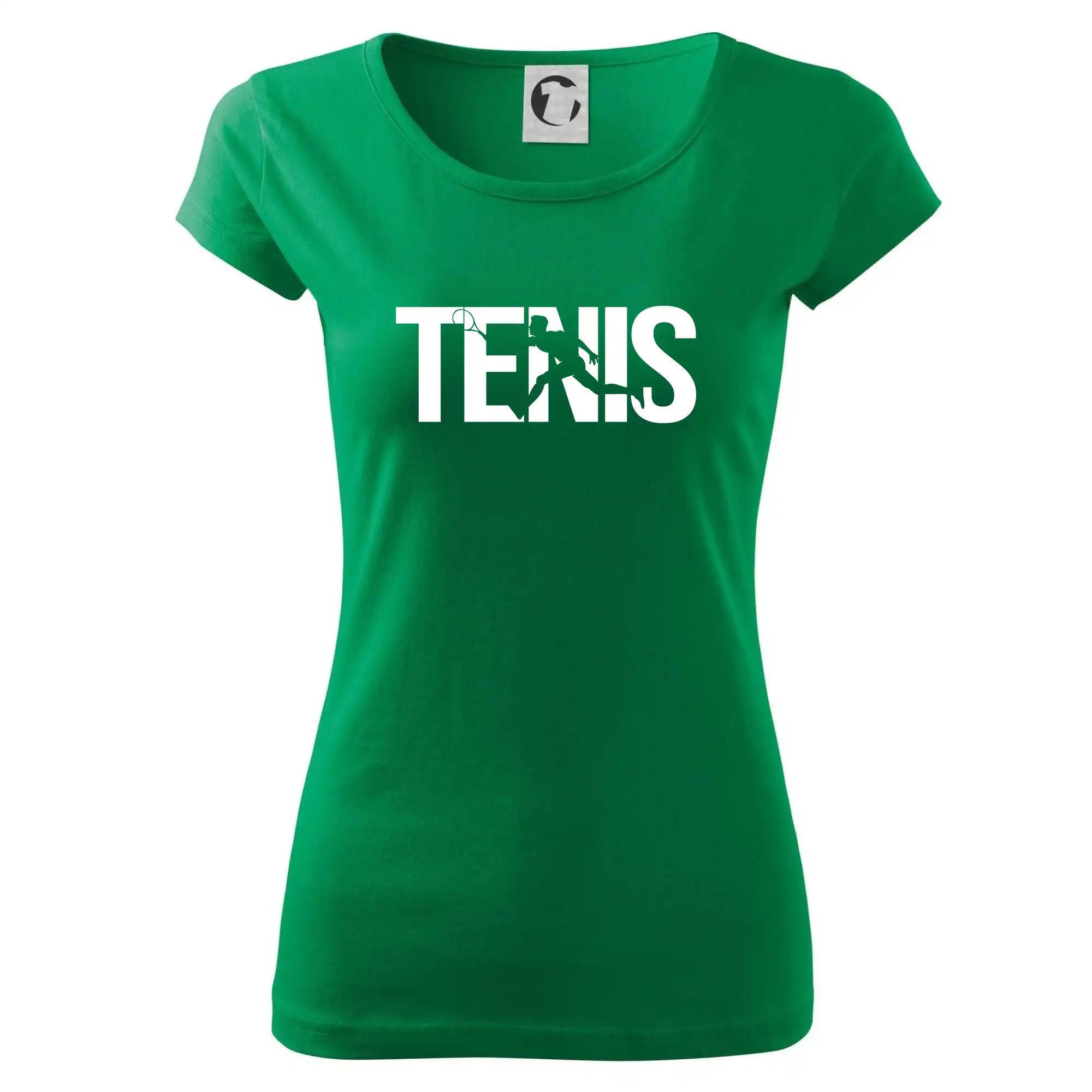 Tenis nápis silueta