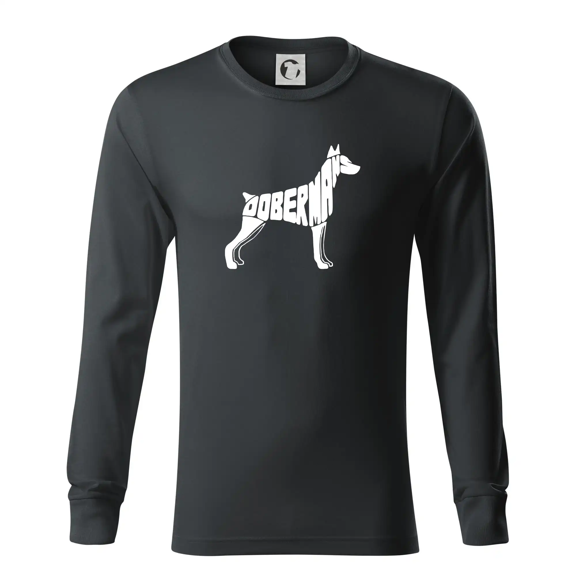 Dobrmans - nápis v tělě