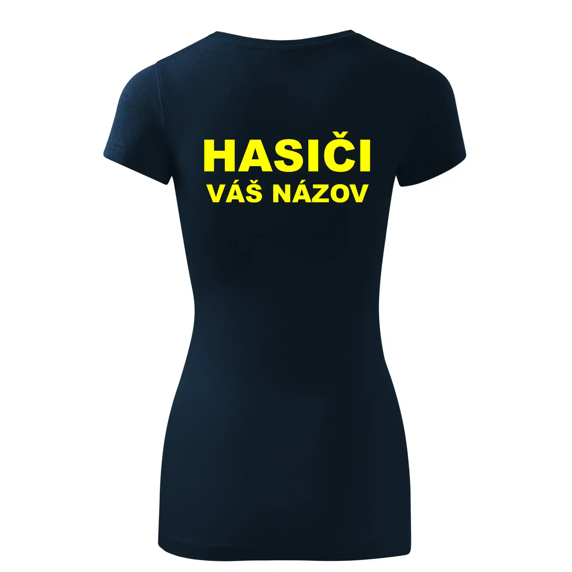 Hasiči - žltý nápis - váš názov zboru