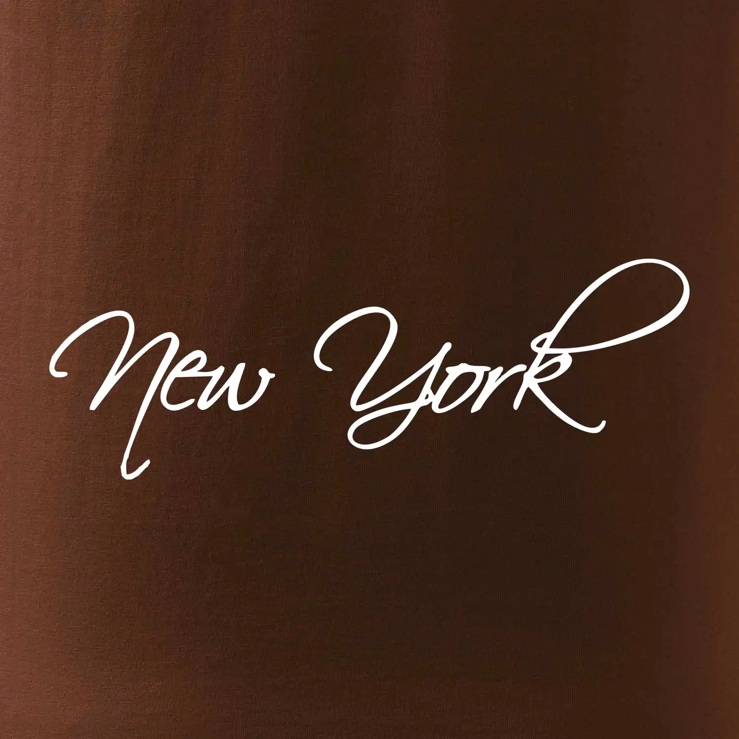 New York nápis psacím