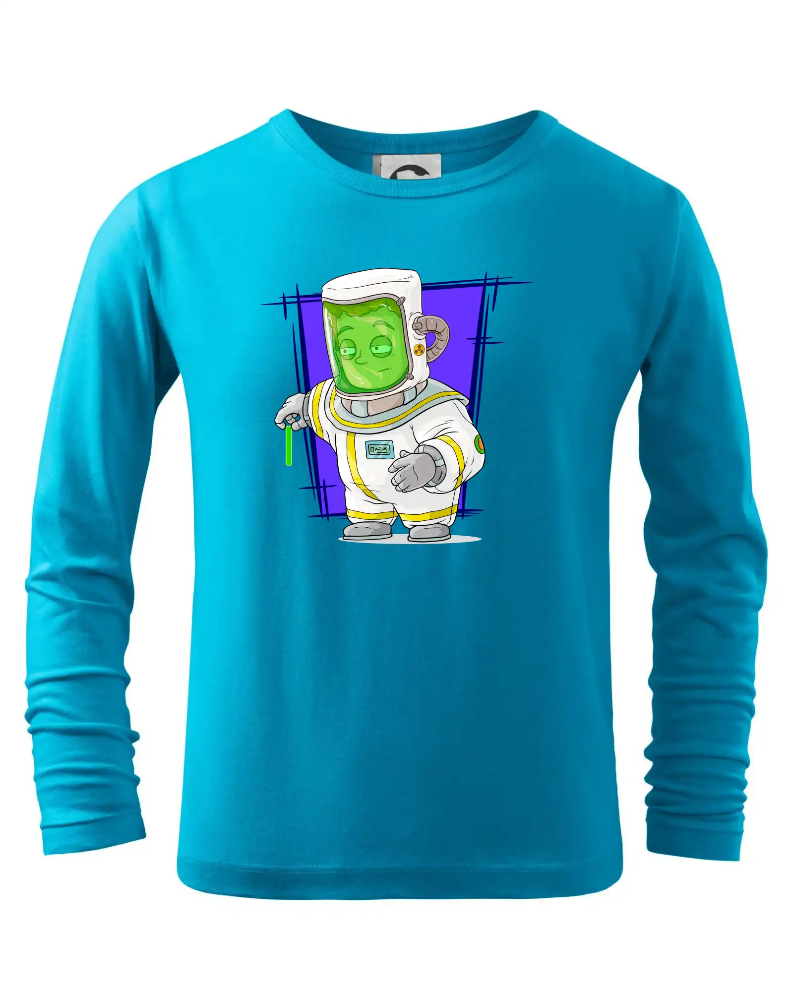 Vesmirne tričká - Vesmírny vojak tmavo modrý - Tričko detské Long Sleeve