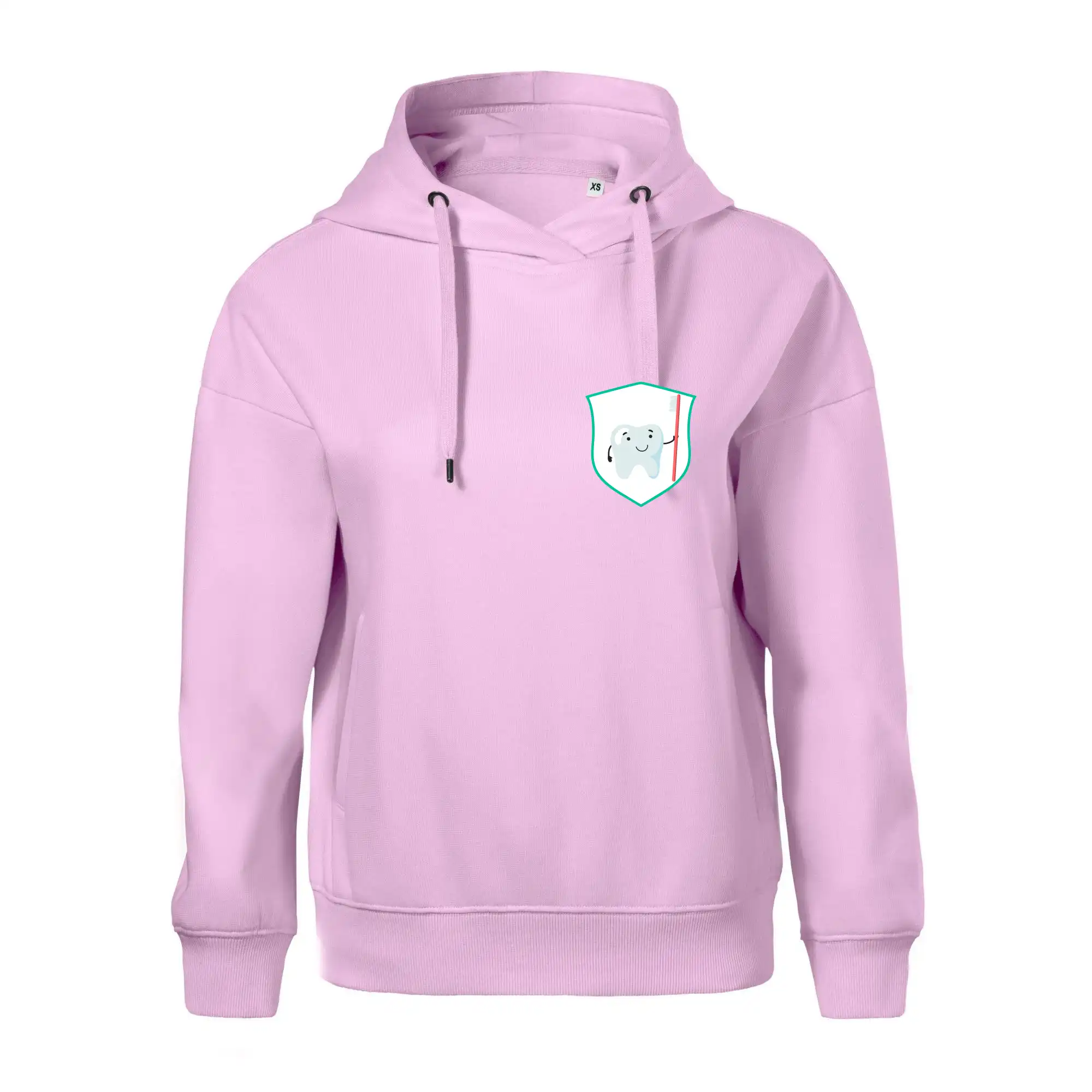 Zoubek na prsu - zubní kartáček