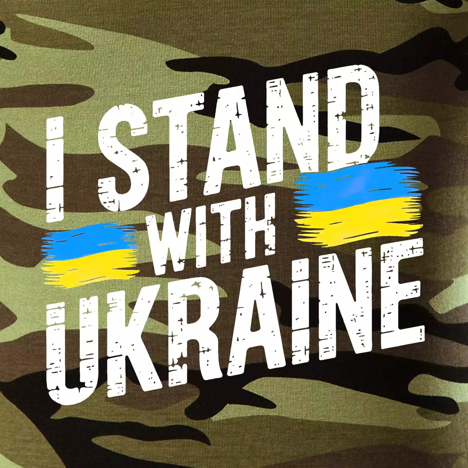 I stand with ukraine tiskací nápis