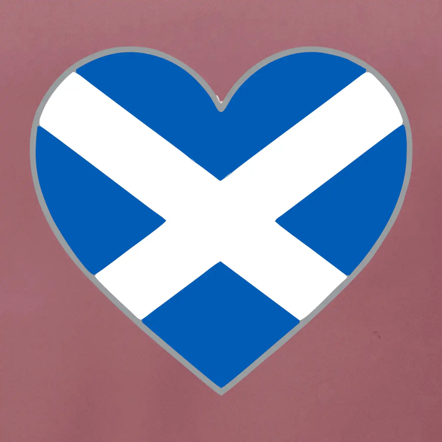 Skotské srdce na prso