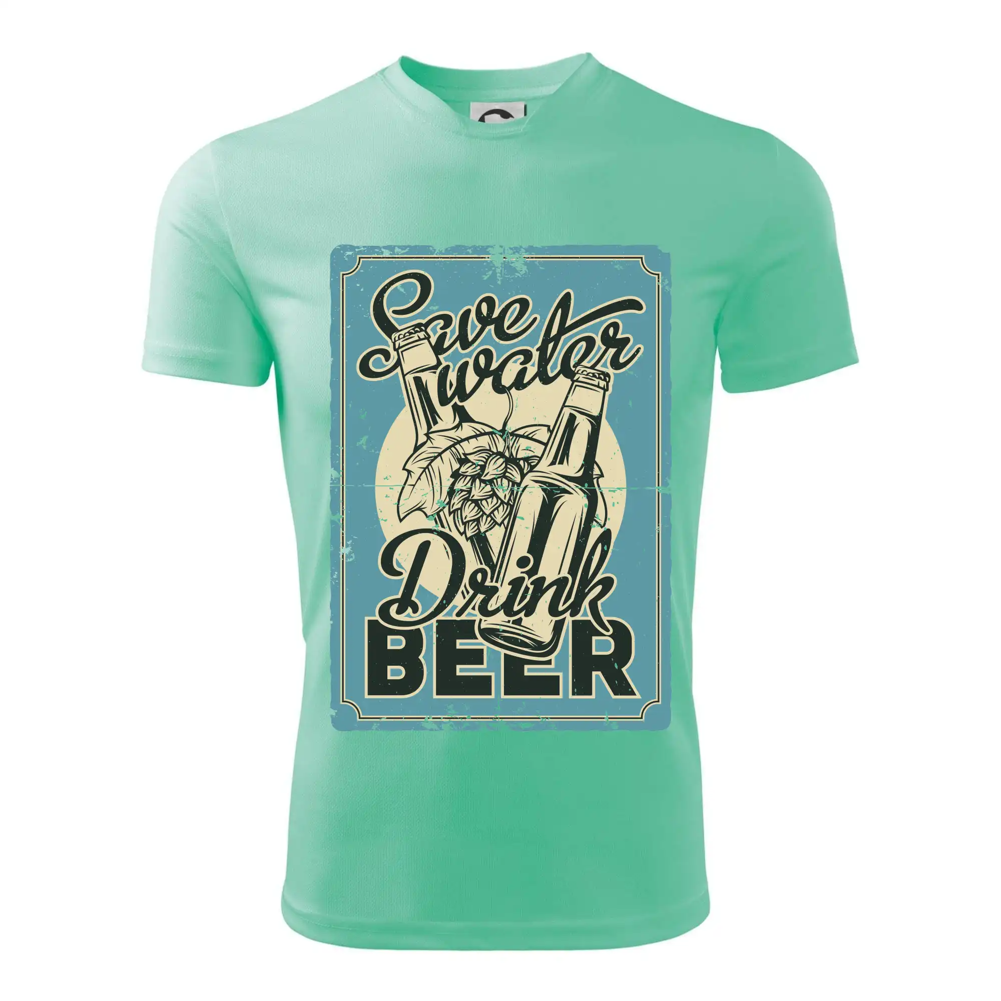 Save water drink beer poster