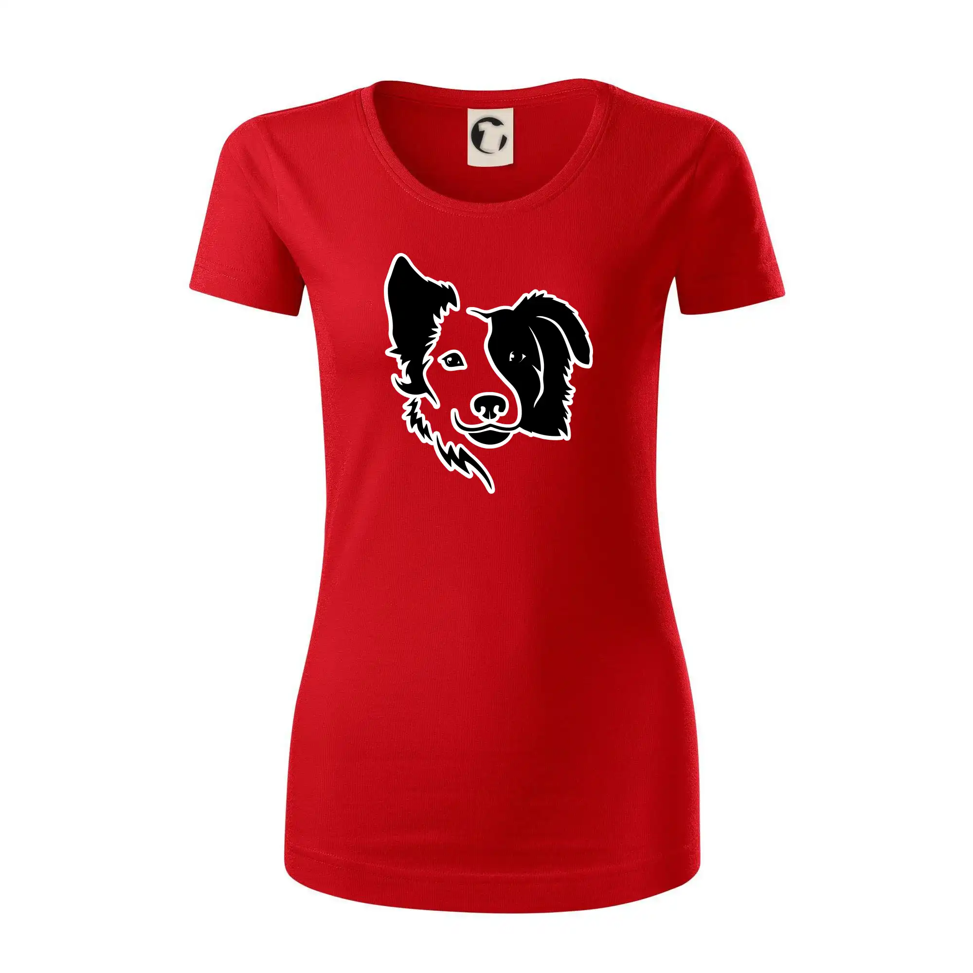 Border kólie obrys hlavy