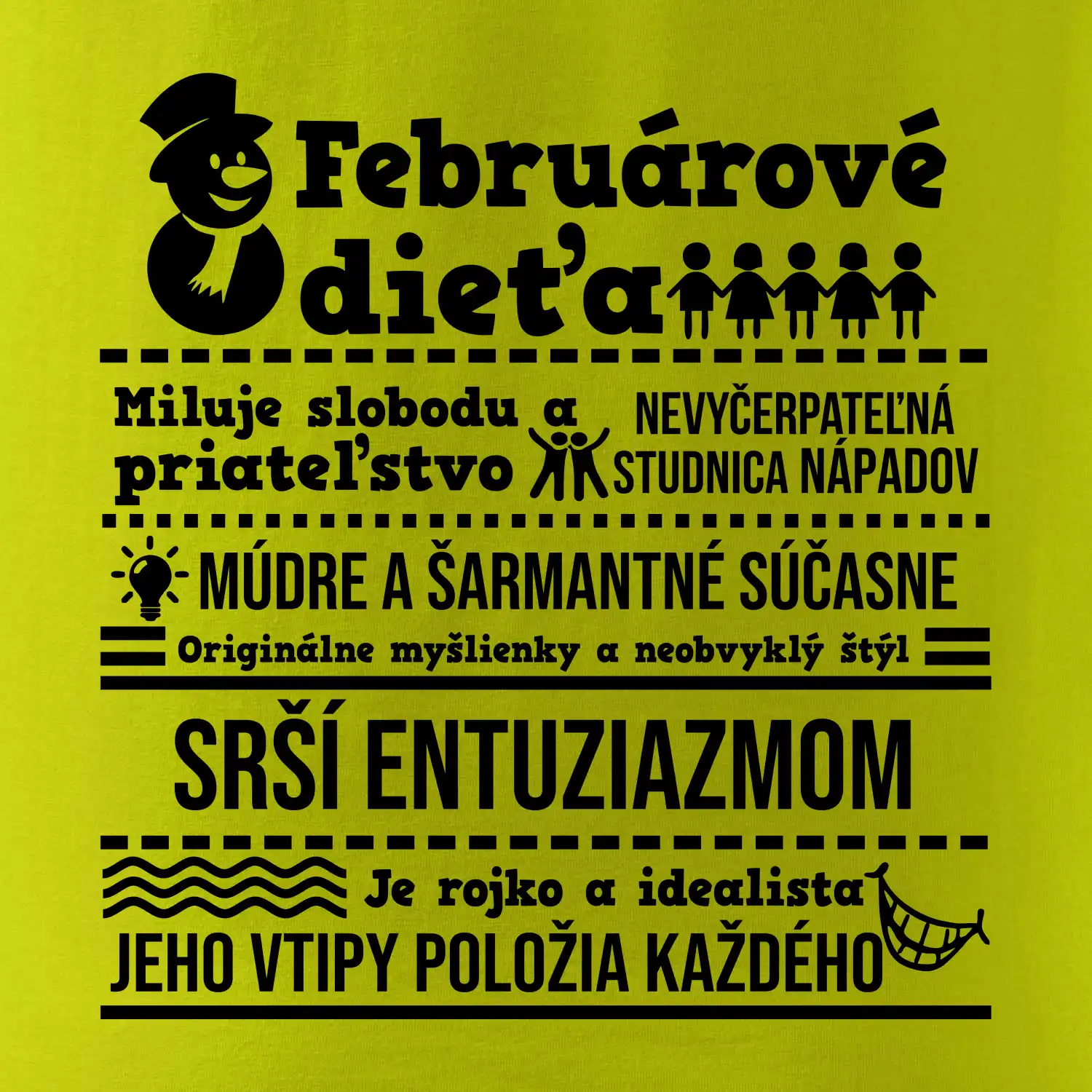 Narodeniny Február