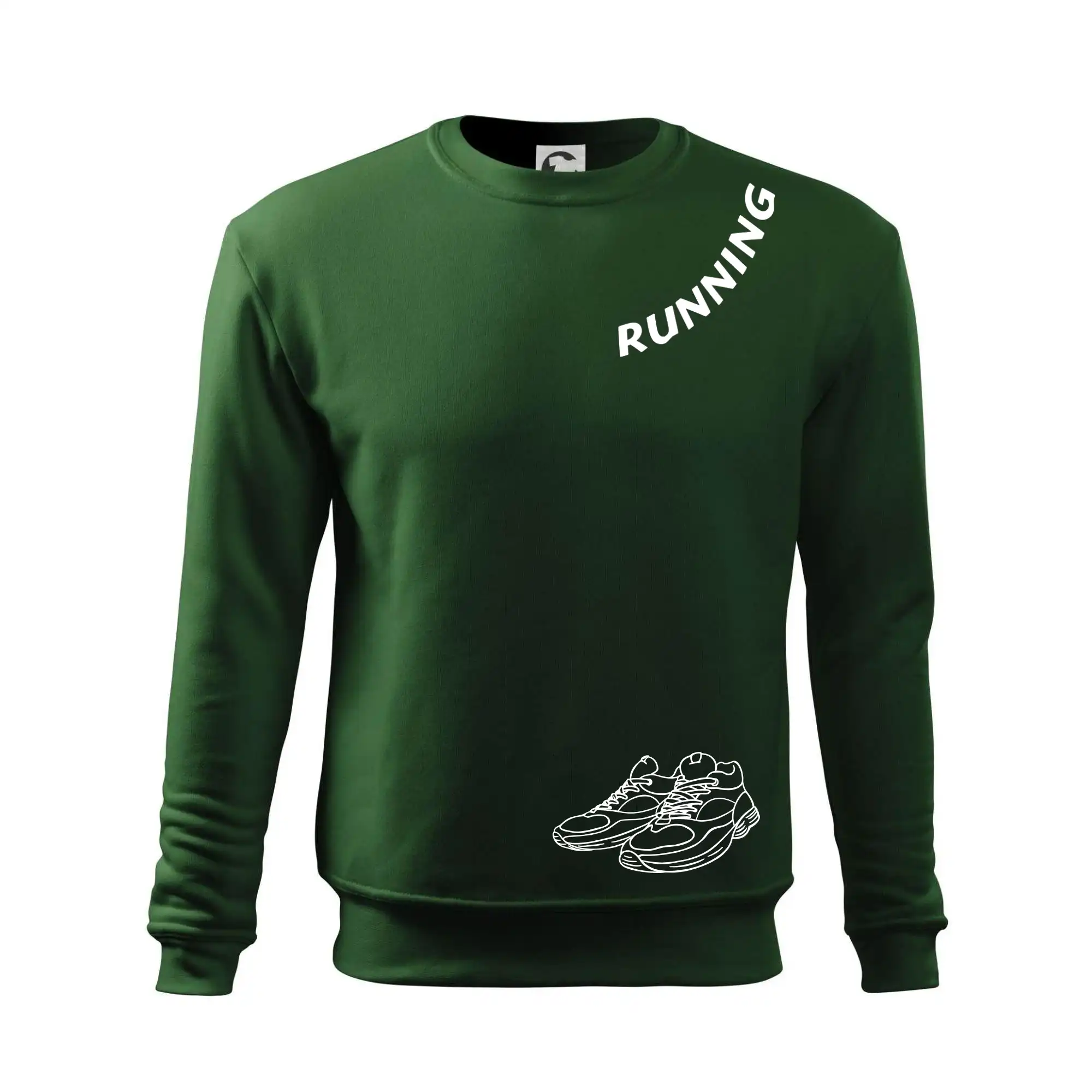 Running nápis šikmo