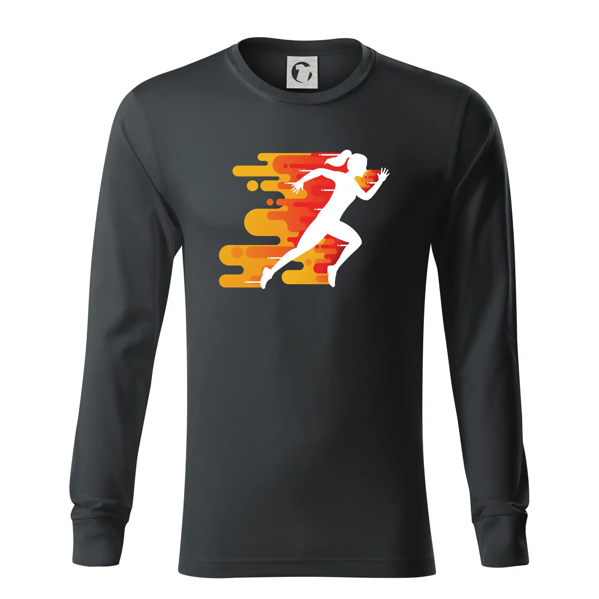 Běhání - oranžová žena