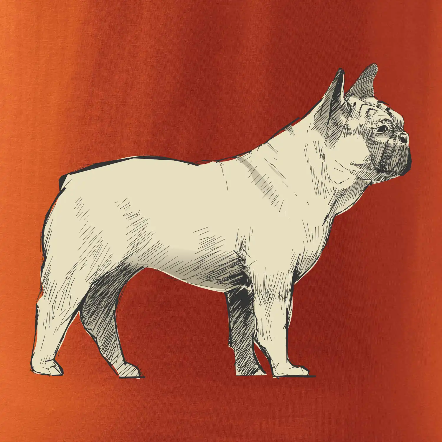 Vintage French bulldog