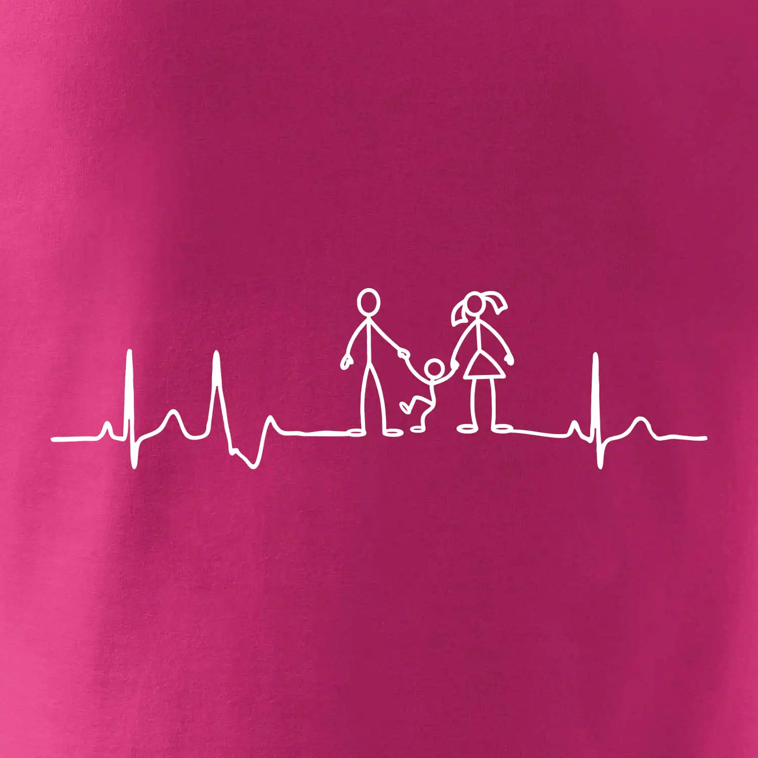 EKG rodina a jedno dítě