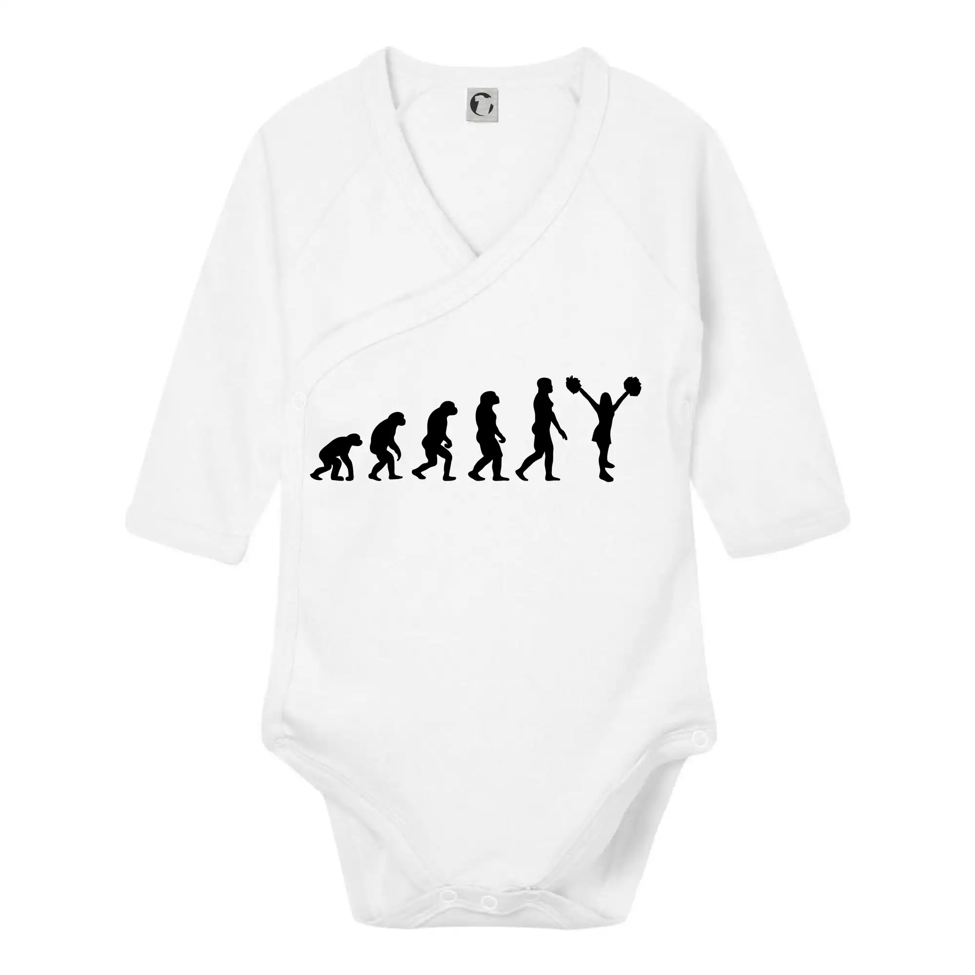 Ostatné športy - evolution cheerleading - roztlieskavačka - Body zavinovacie s dlhým rukávom