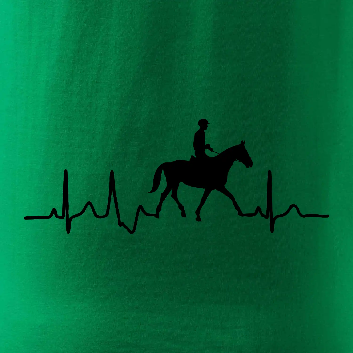 EKG jízda na koni
