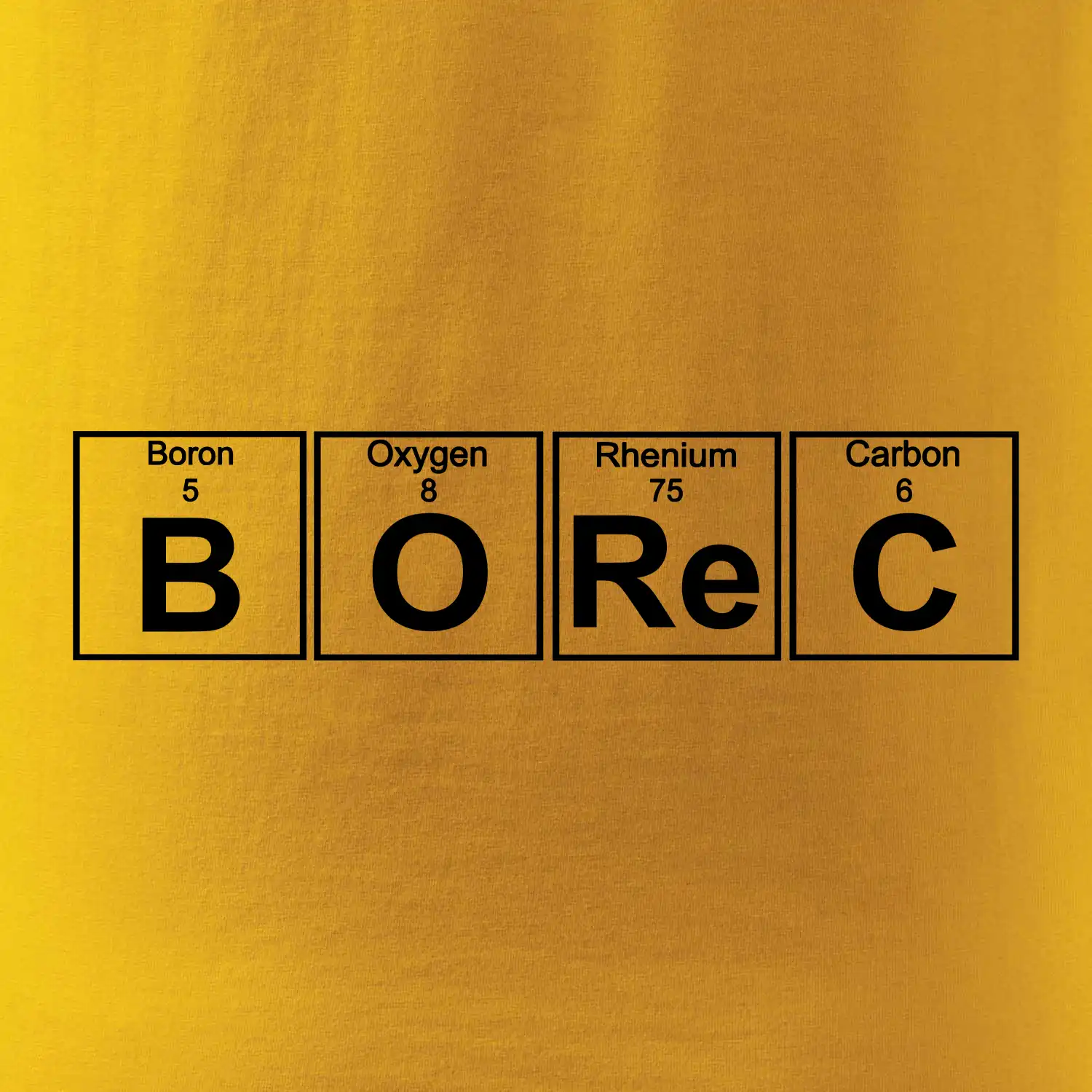 Borec - Periodická tabulka