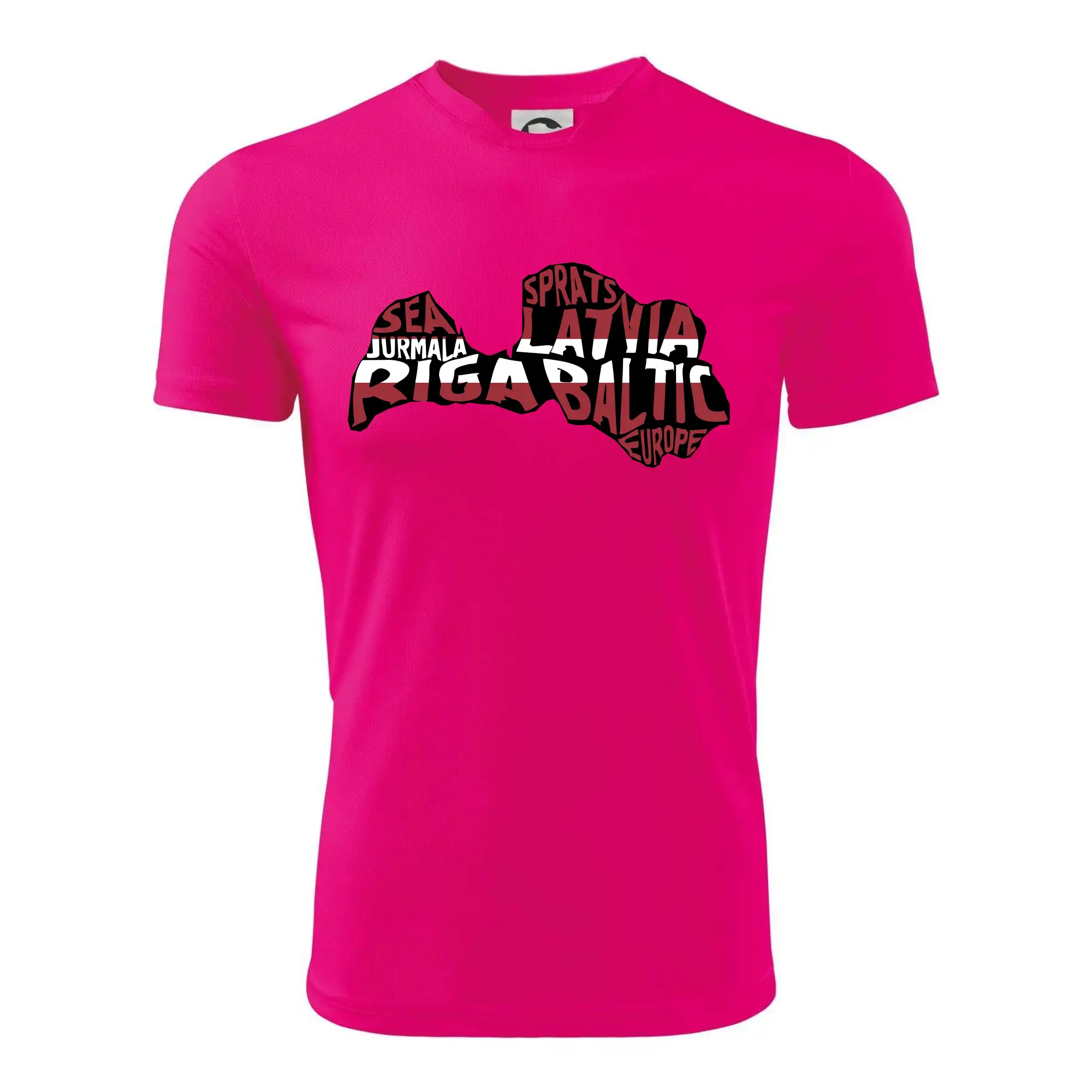 Mapy - názvy měst - Lotyšsko