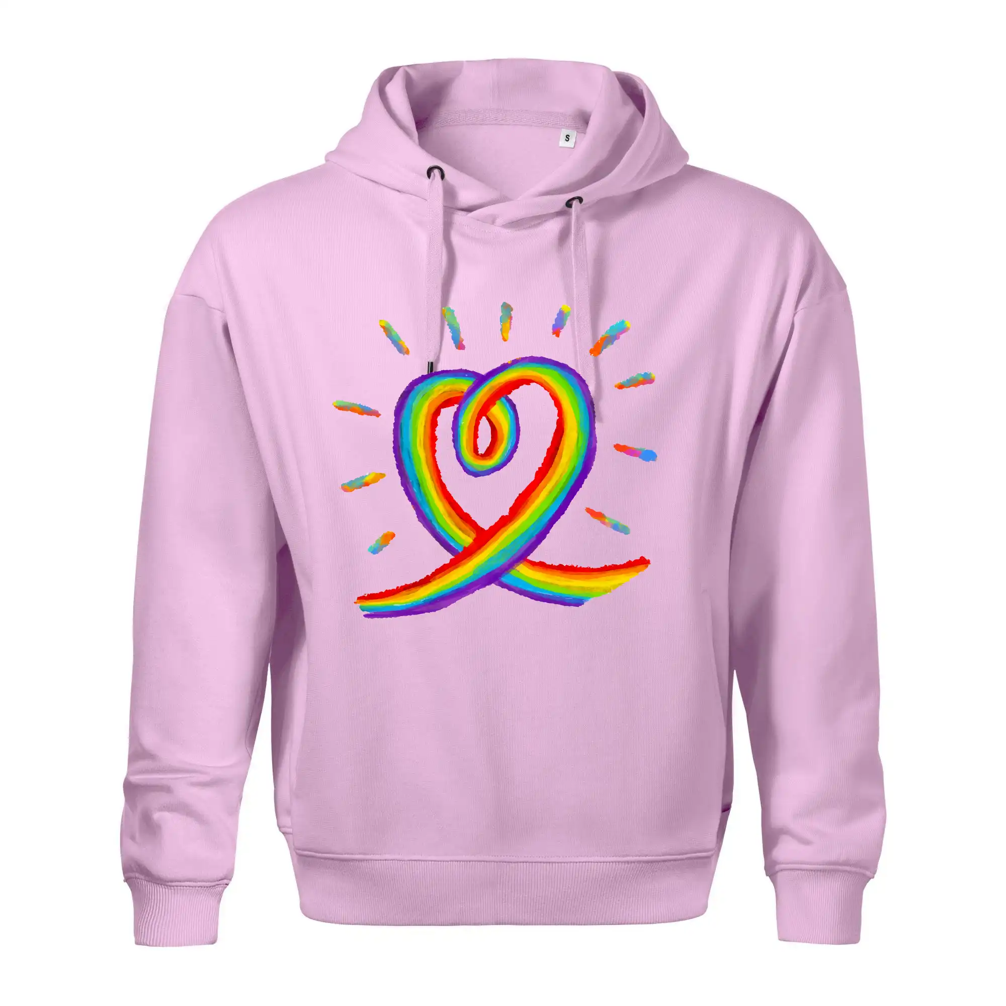 Srdce pride duha kreslená