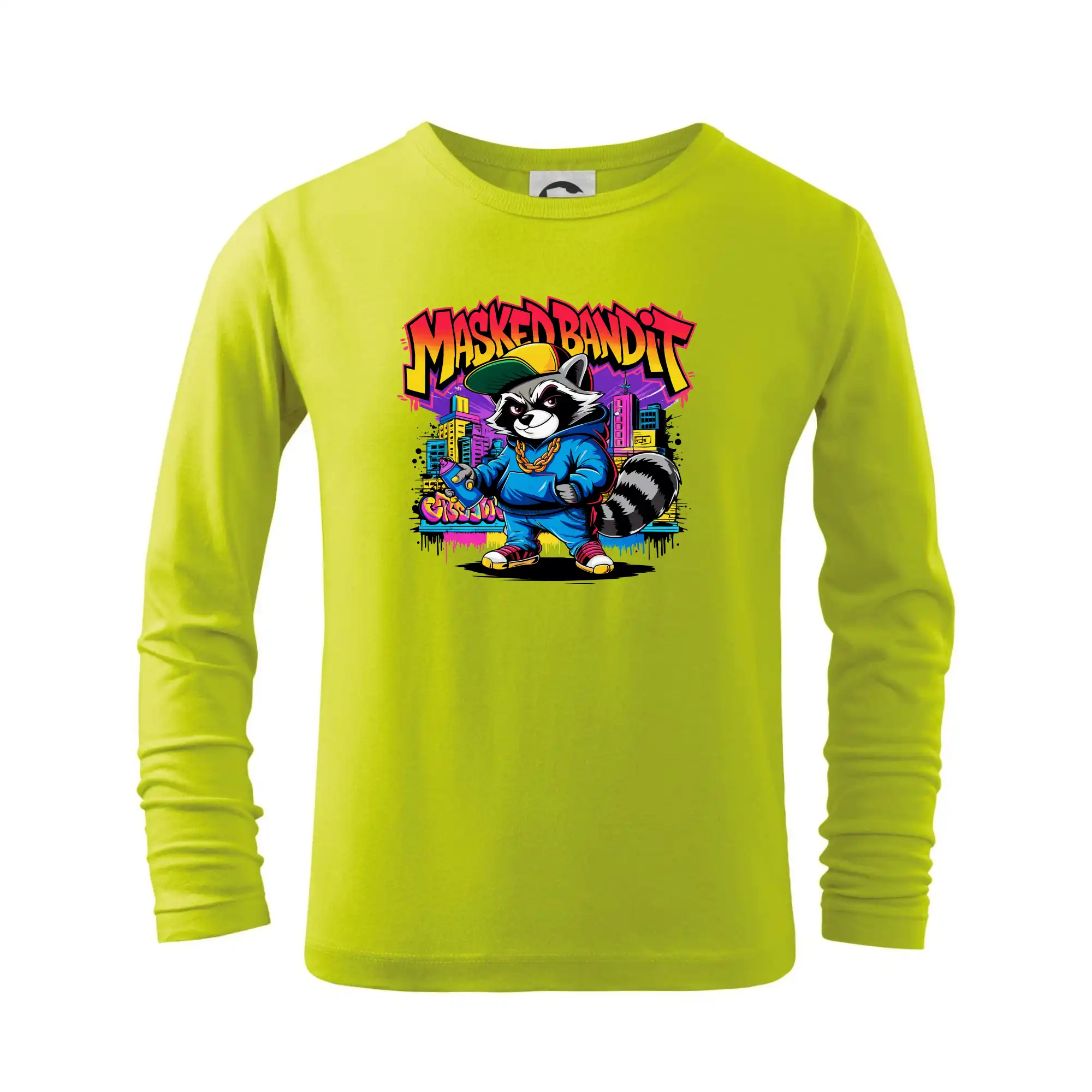 Mýval - masked bandit grafitti