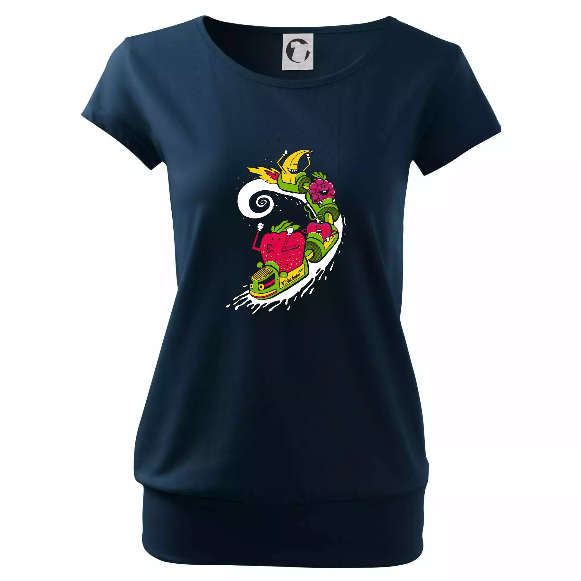 Milkshake vlak kreslený (Pecka design)