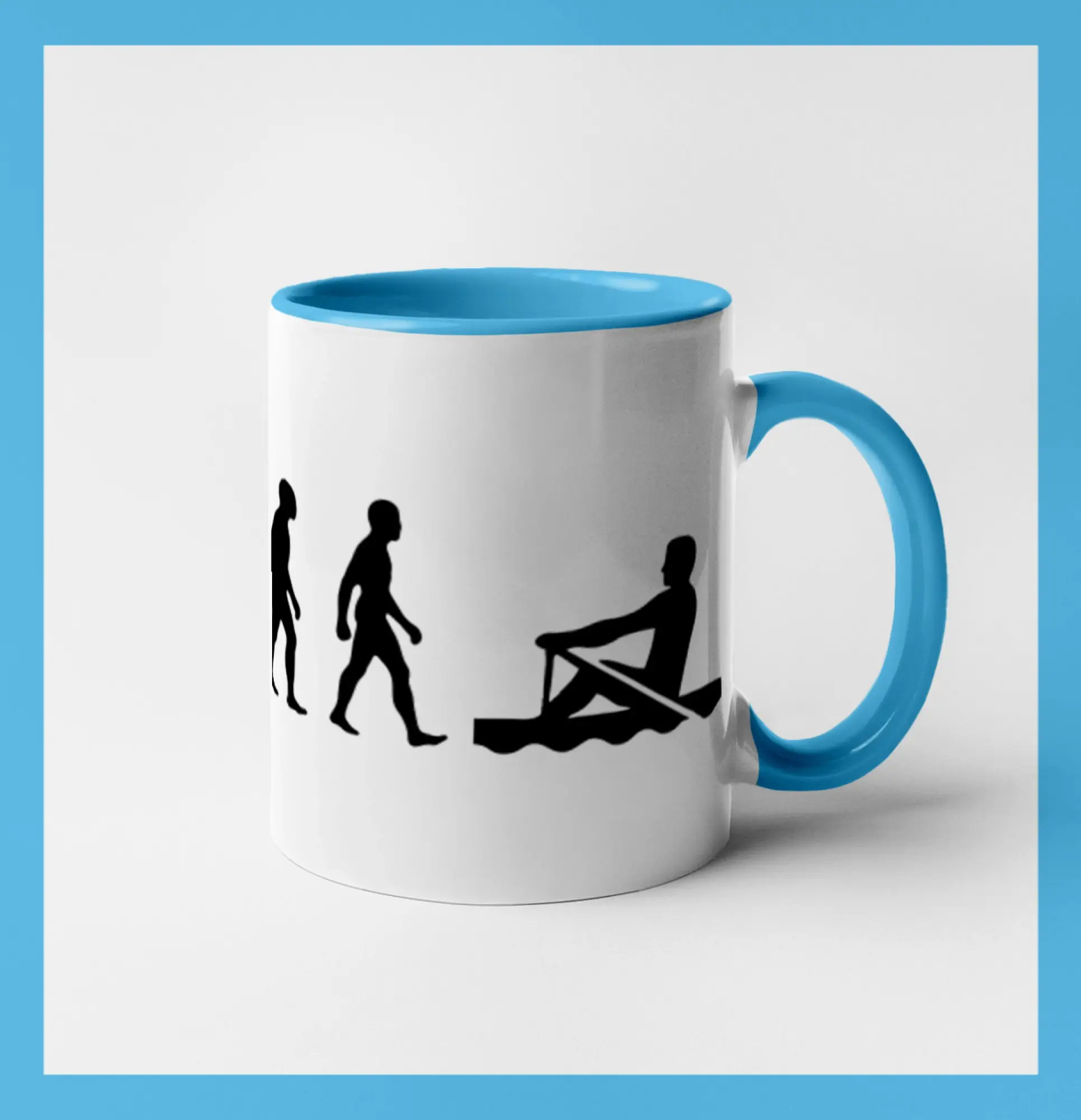 Evoluce veslování 1 človek