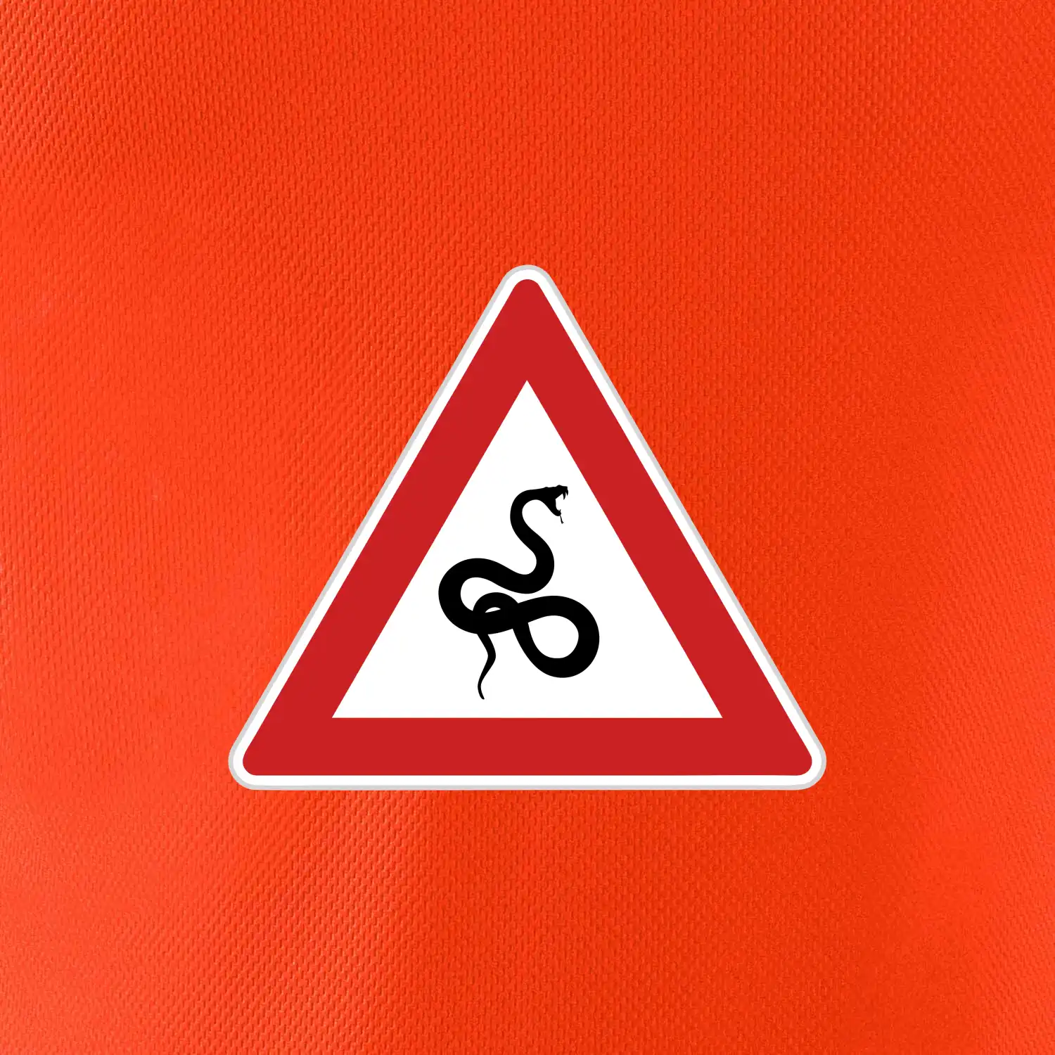 Dopravní značka - Pozor had