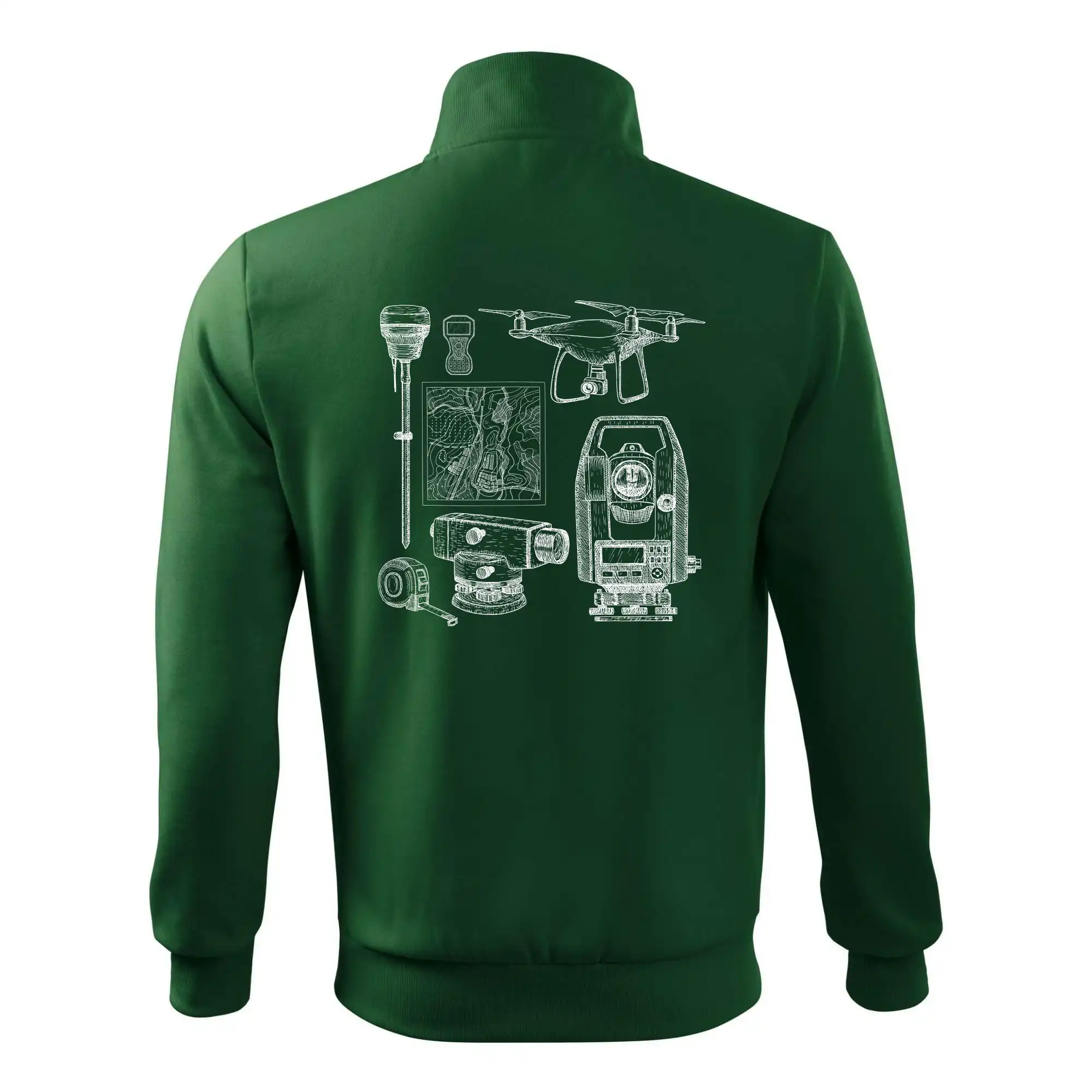 Geodet teodolit dron
