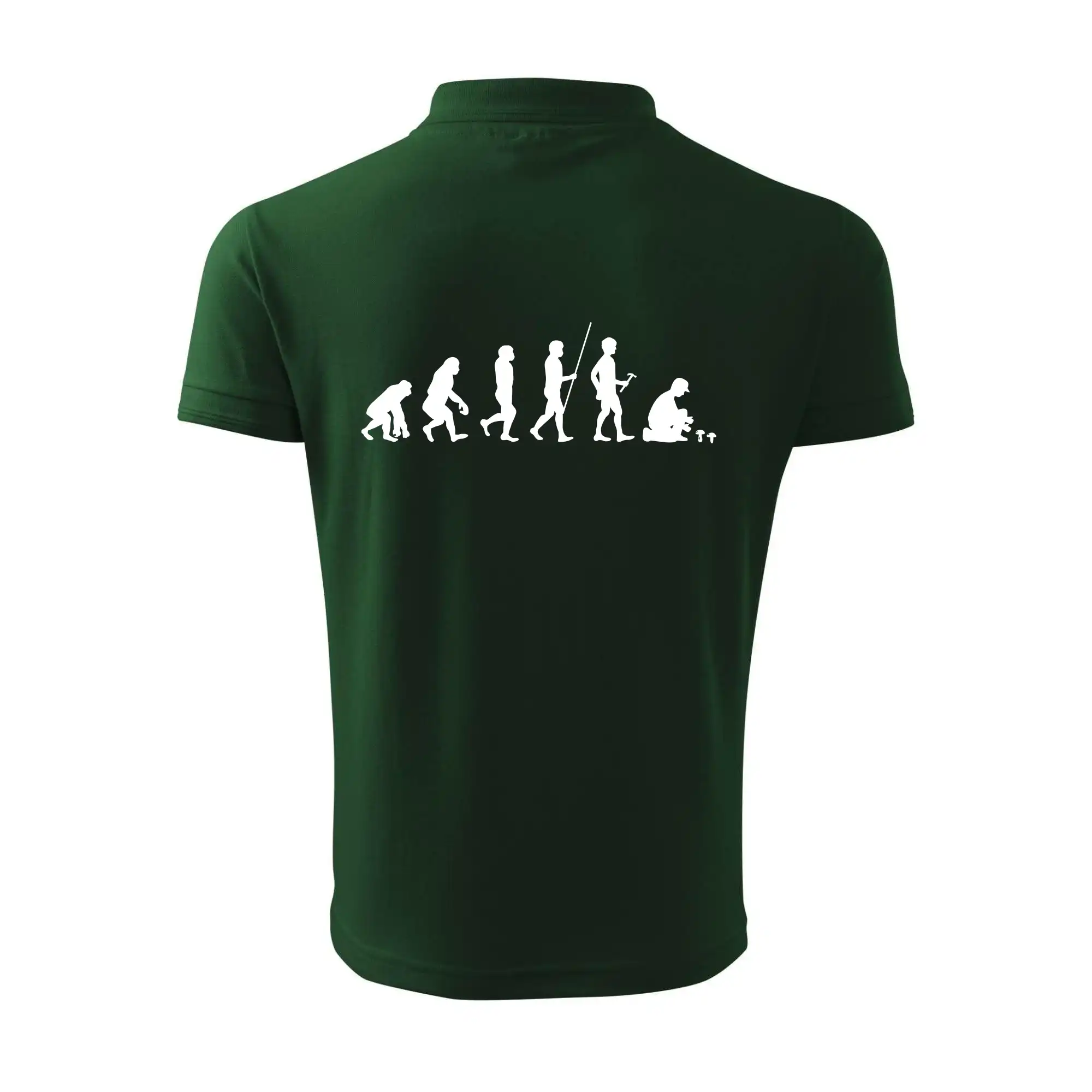 Evoluce houbař muž