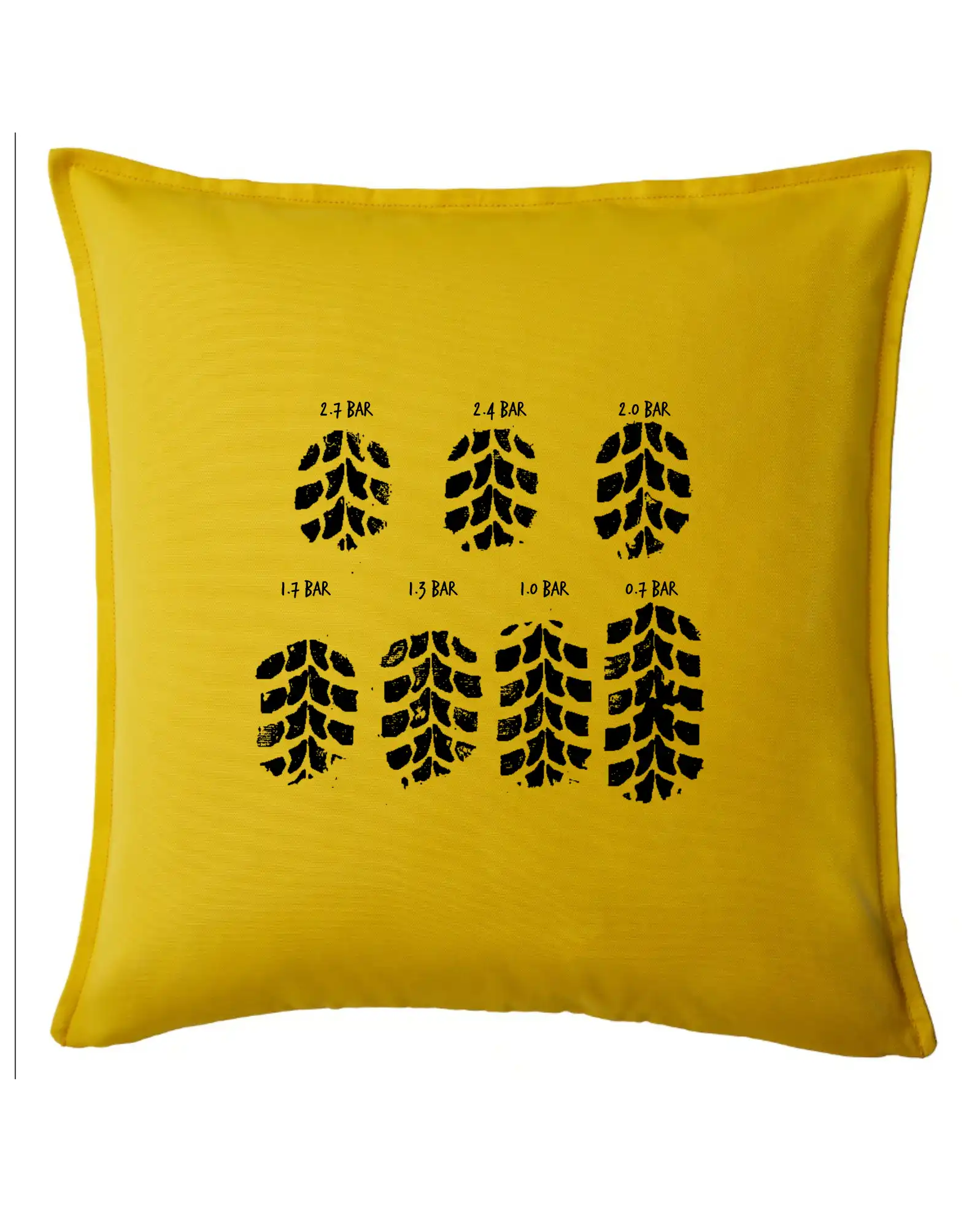 Pneumatiky - obtisk v závislosti na tlaku