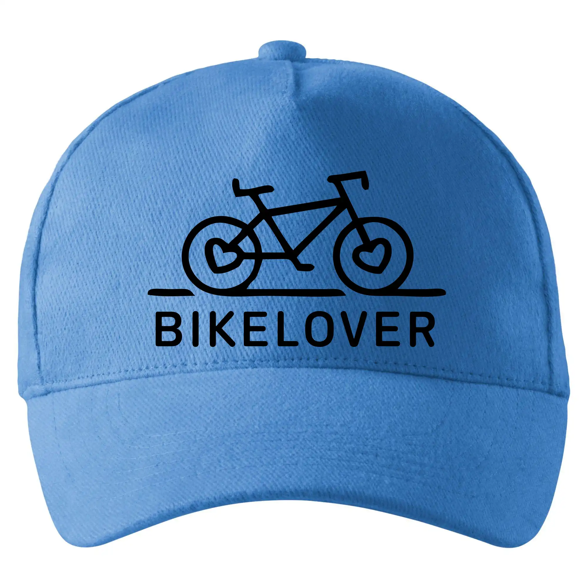 Tričko ako darček pre cyklistu - Bike lover - Šiltovka so zahnutým šiltom a mosaznou sponou
